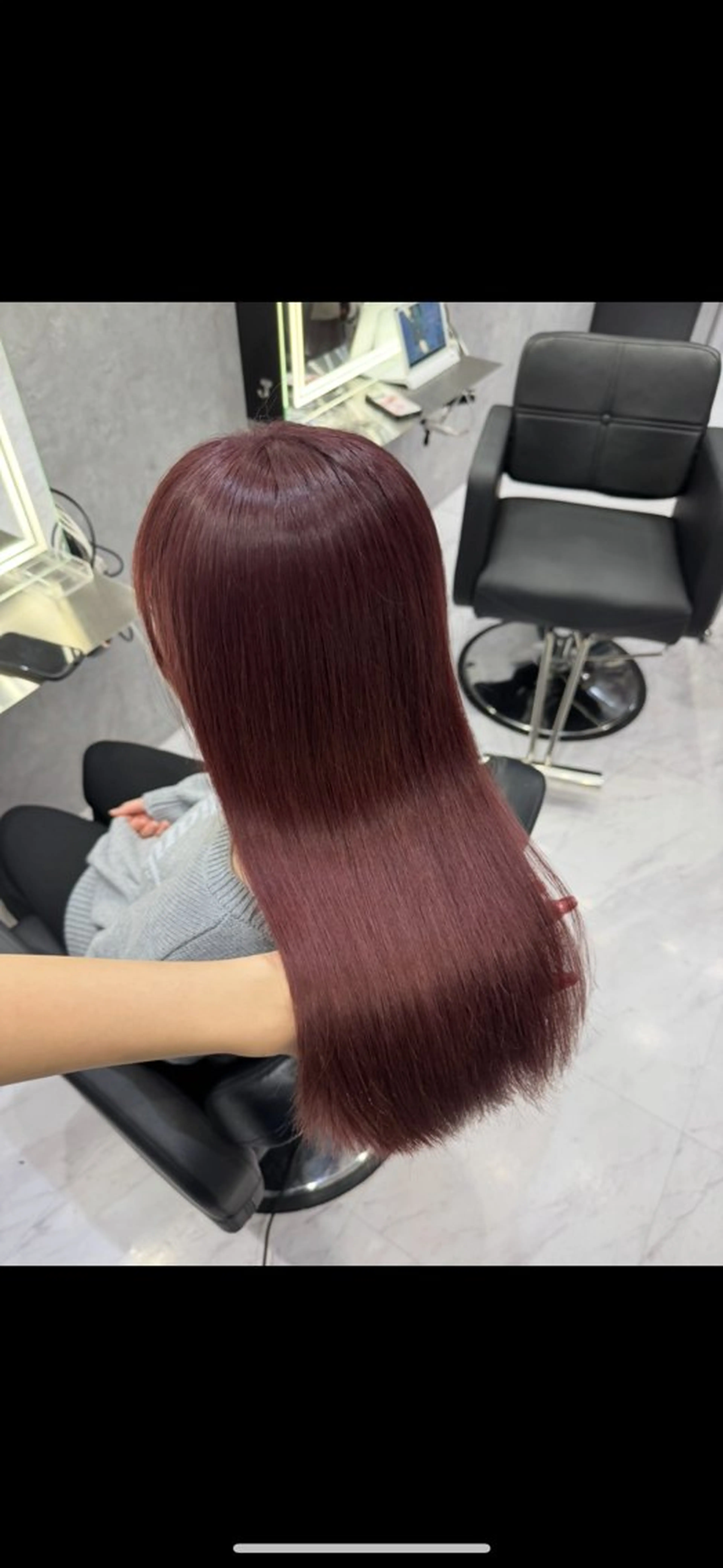 ロング カラー ブラウンカラー ピンクカラー ピンクブラウン ヘアカラー トリートメント 💖艶カラー💖 mikuのヘアスタイル