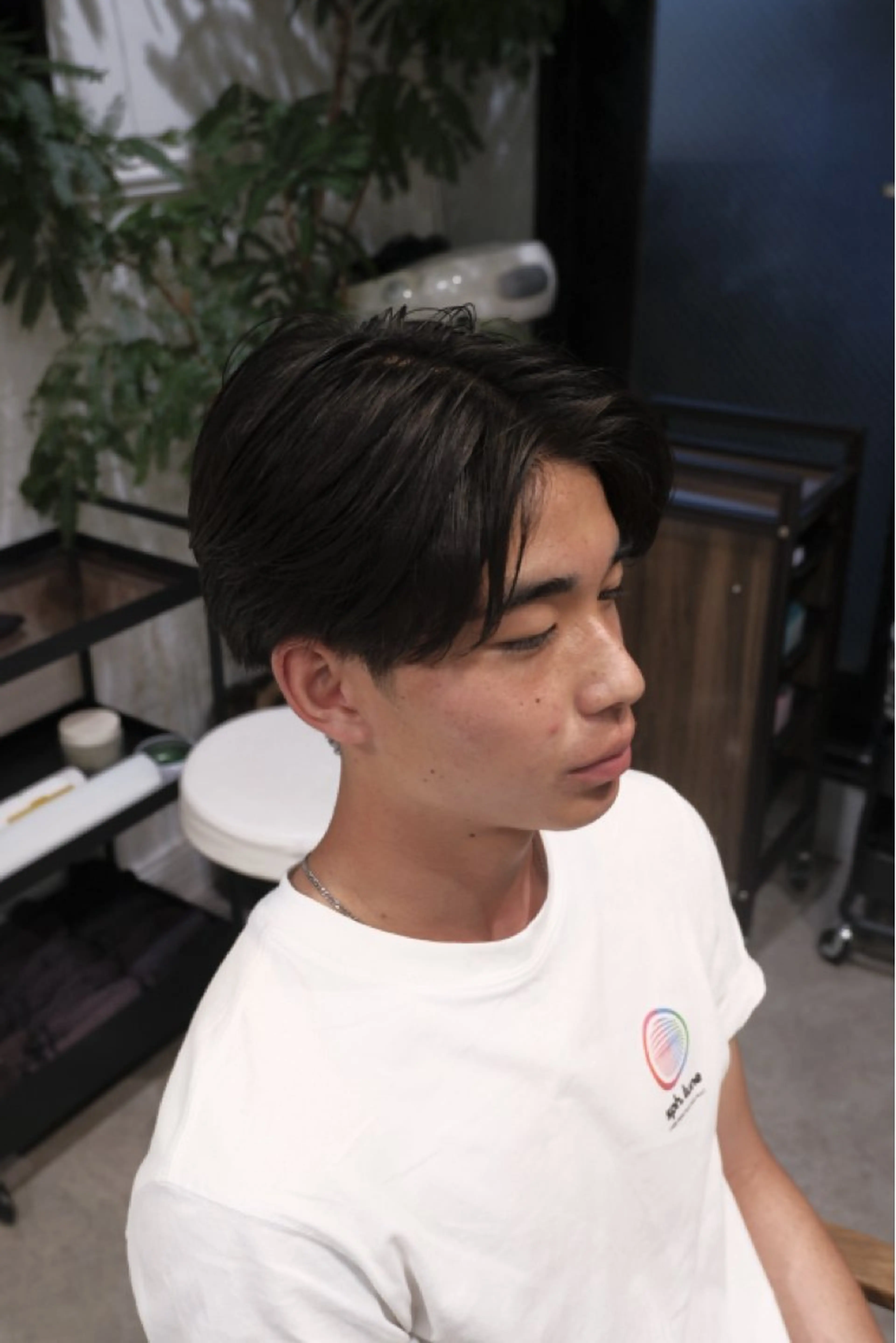 パーマ メンズ カット パーマ シャドウパーマ No.1うえちりくのヘアスタイル