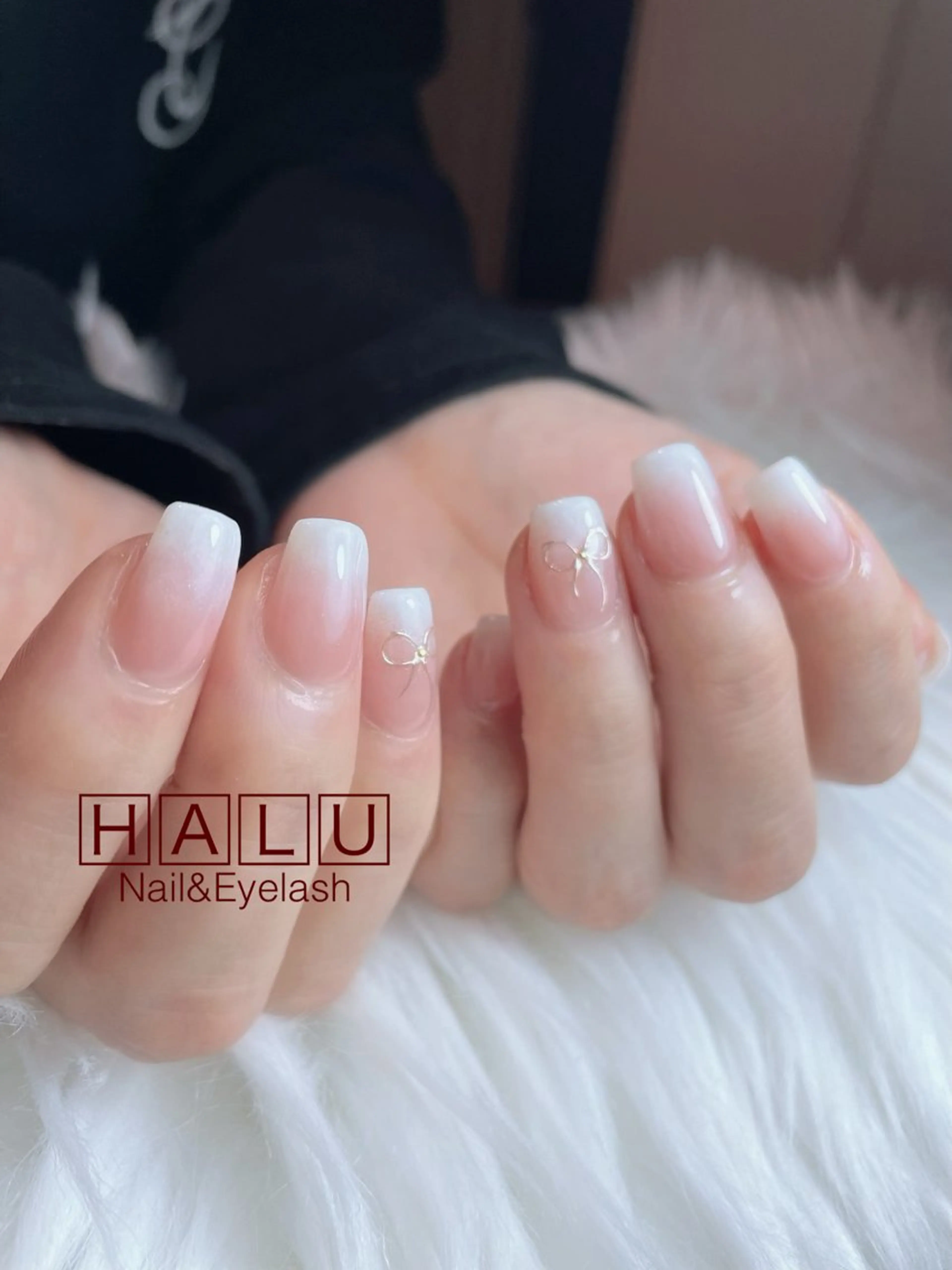 ネイル リボン HALU ハルのネイルデザイン