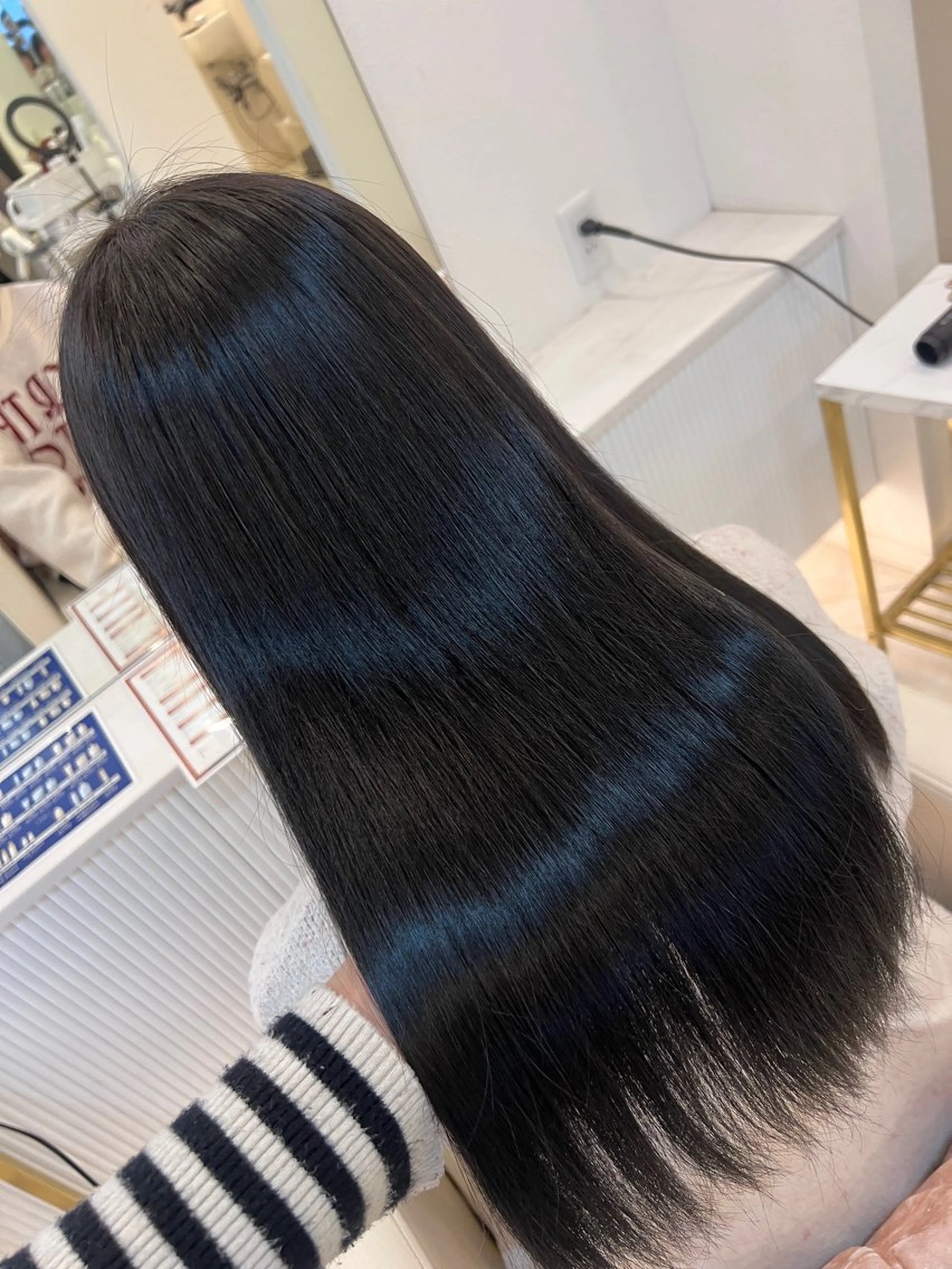 ロング カラー ブリーチ ハイトーンカラー 髪質改善 トリートメント 高野 慧成のヘアスタイル