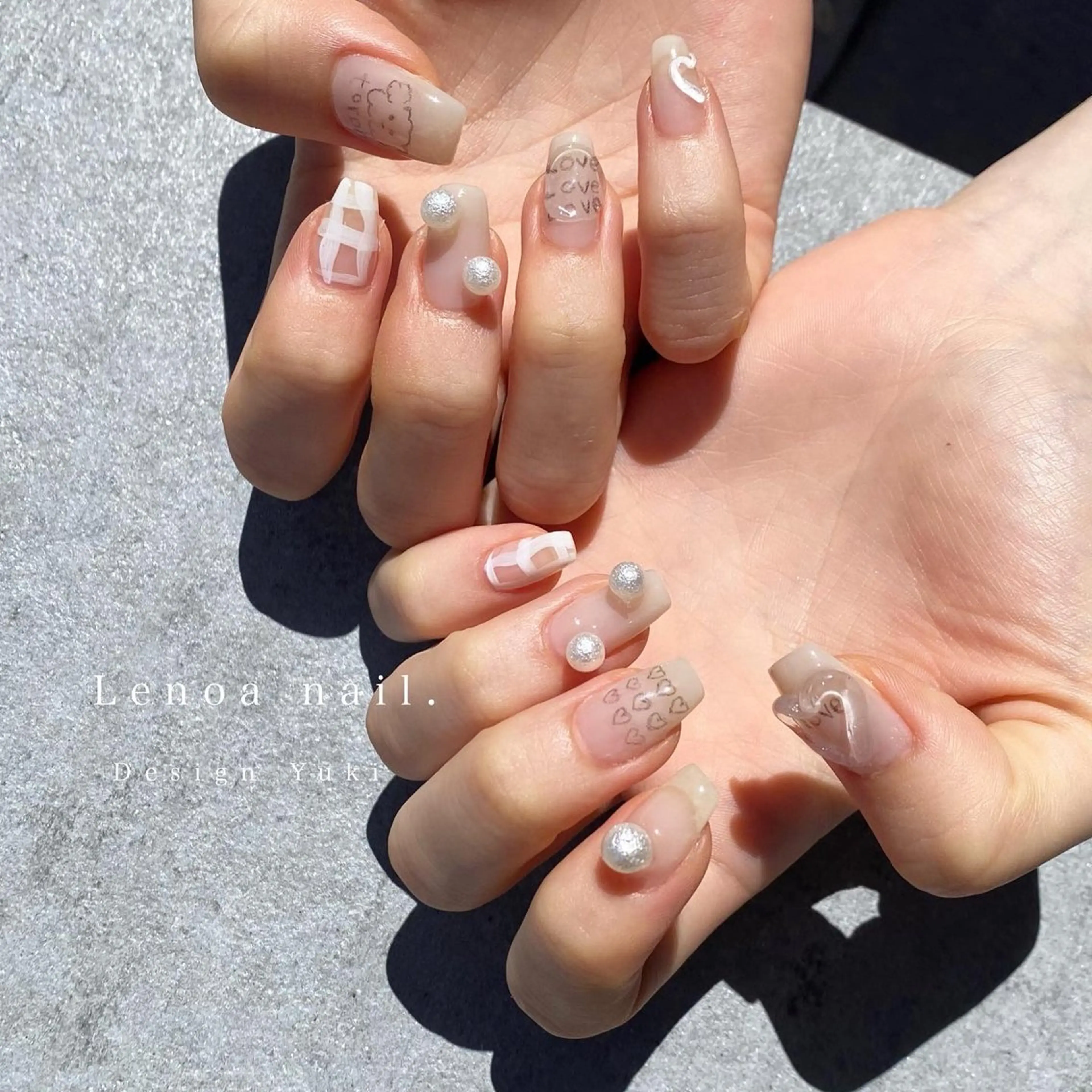 ネイル ハンドネイル Lenoa Yukiのネイルデザイン