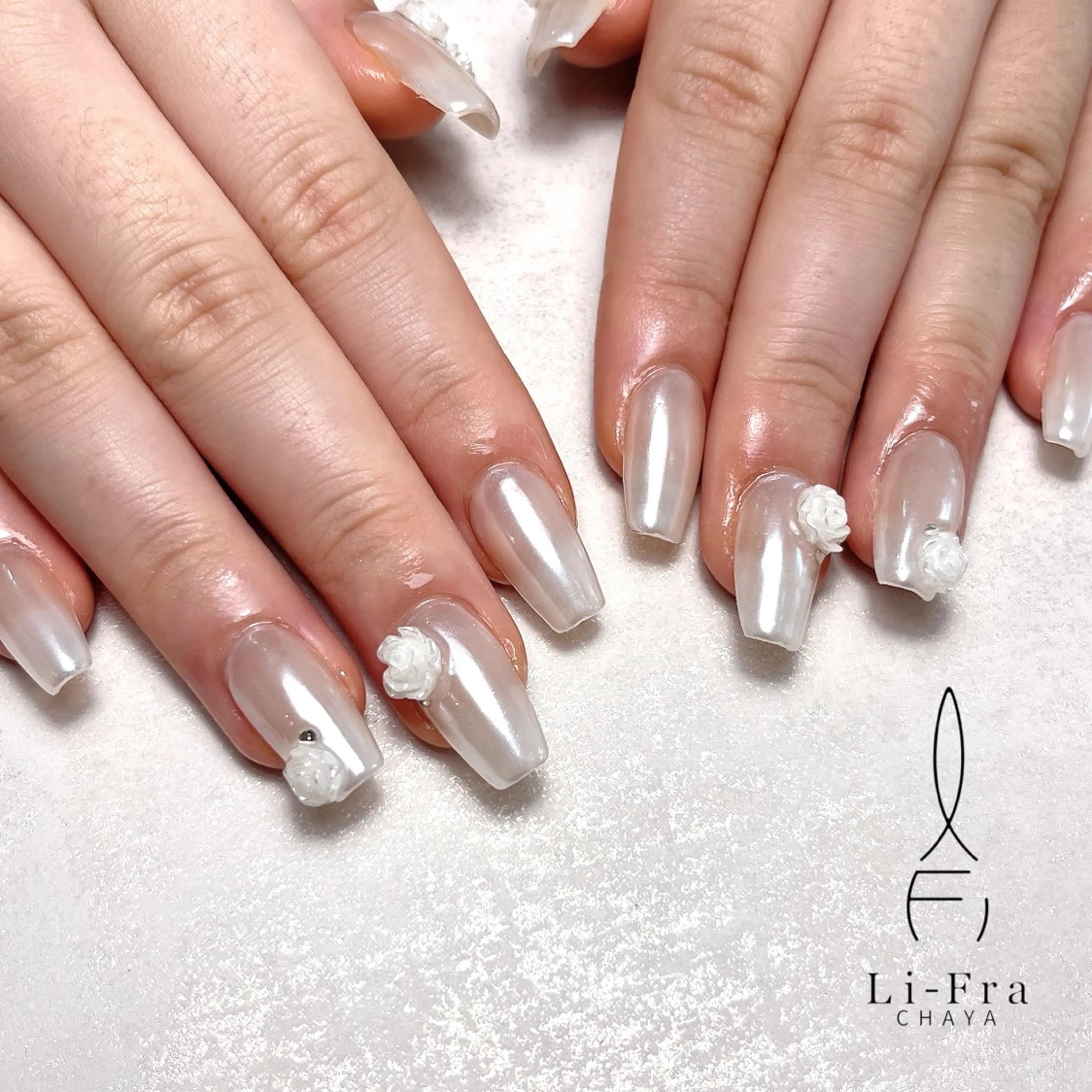 🌟オフなし限定🌟【次世代チップ長さだし10本】ワンカラーorマグネット¥7700の写真