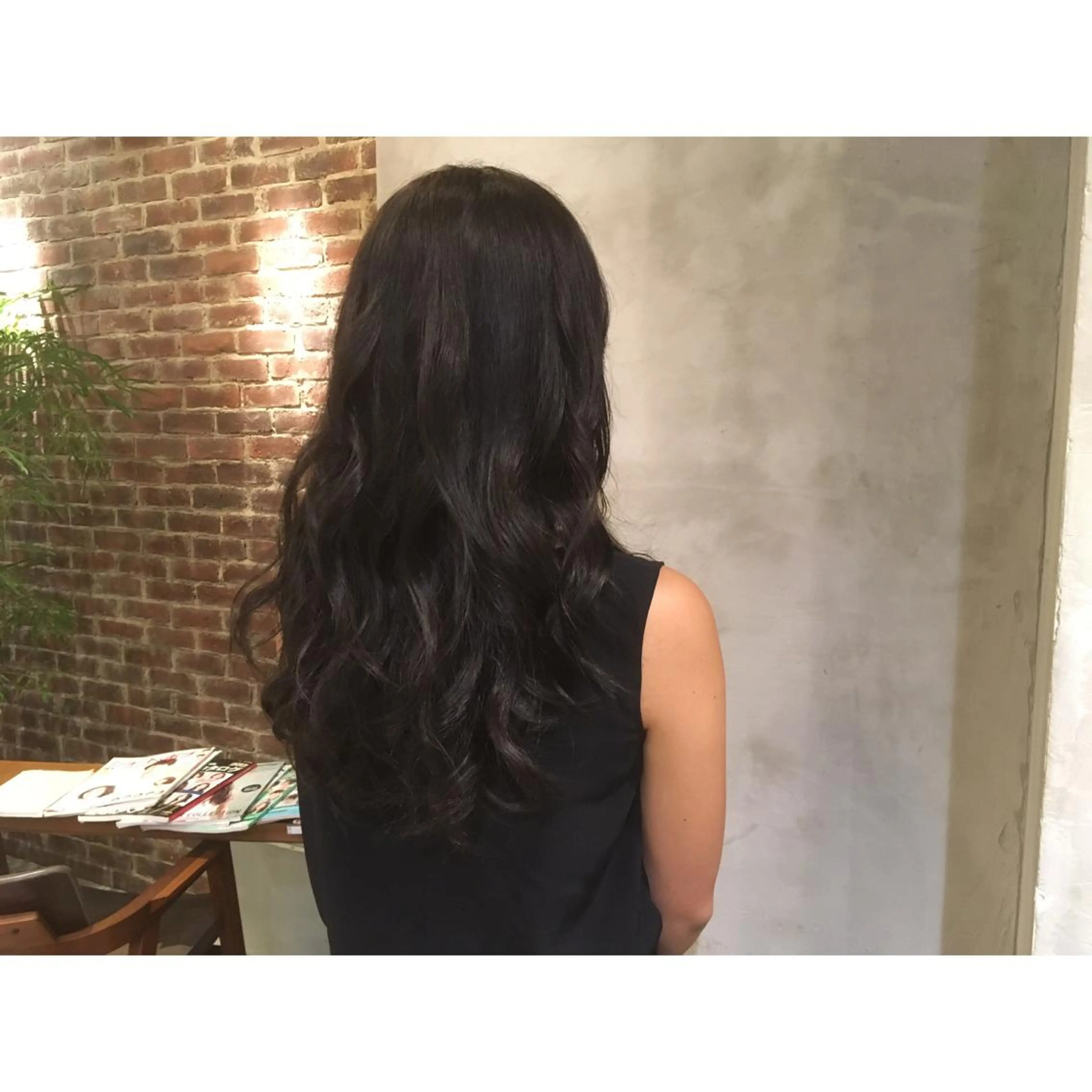ロング カラー ヘアアレンジ アッシュ ブルーカラー ツヤ美髪💐 髪質改善/高山愛来のヘアスタイル