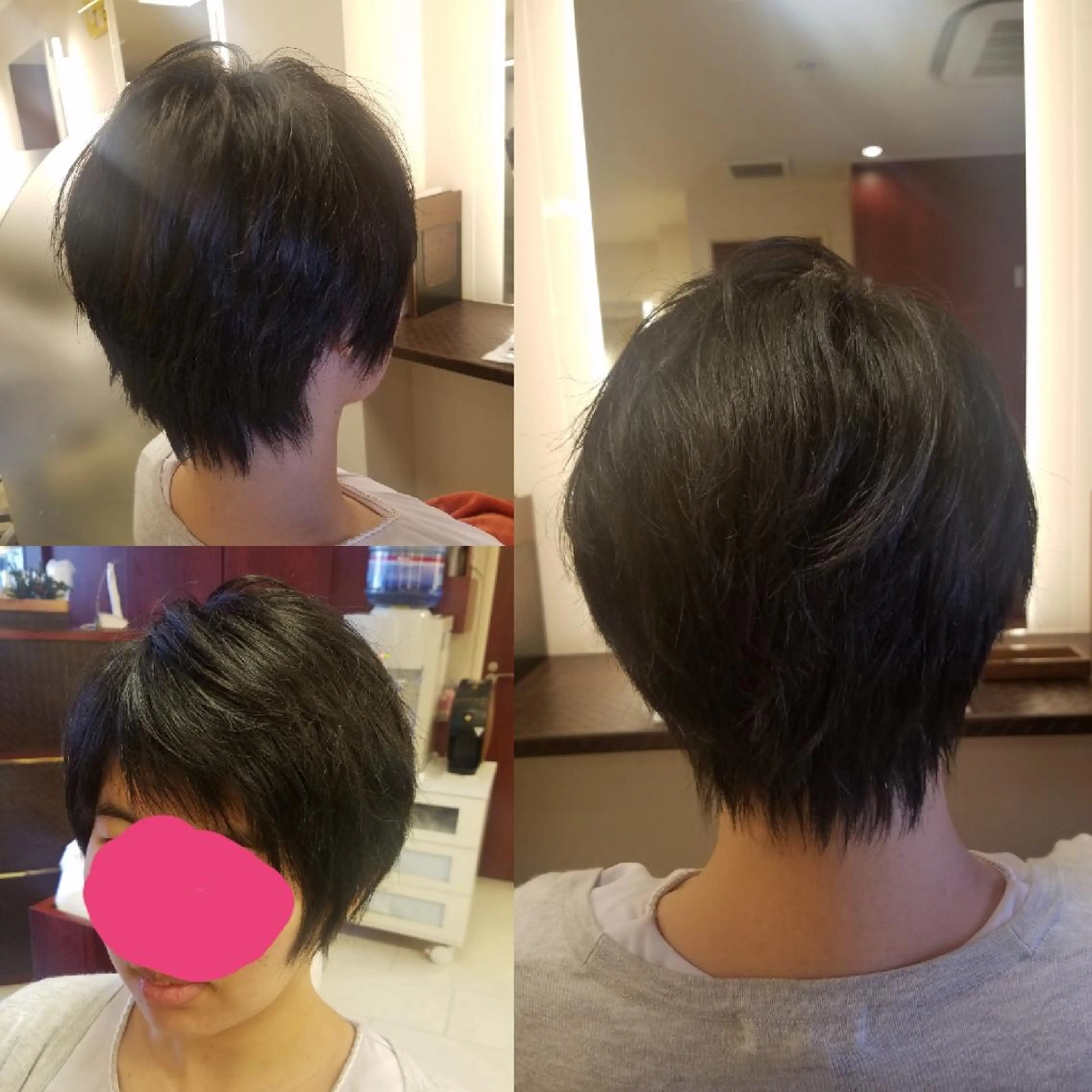 ショート 麻里 杏彩のヘアスタイル