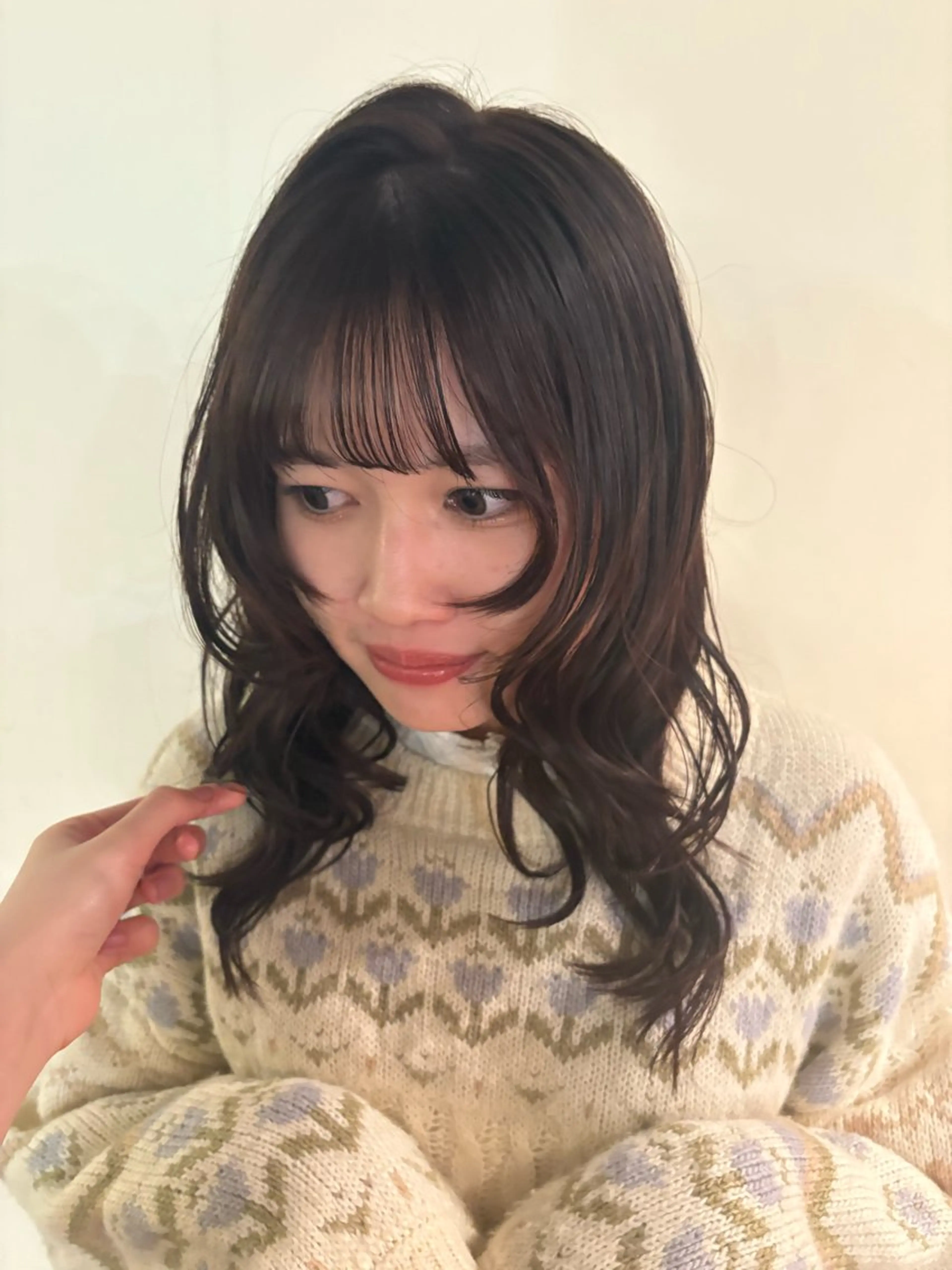 セミロング カラー ヘアカラー NORA saya🍀のヘアスタイル