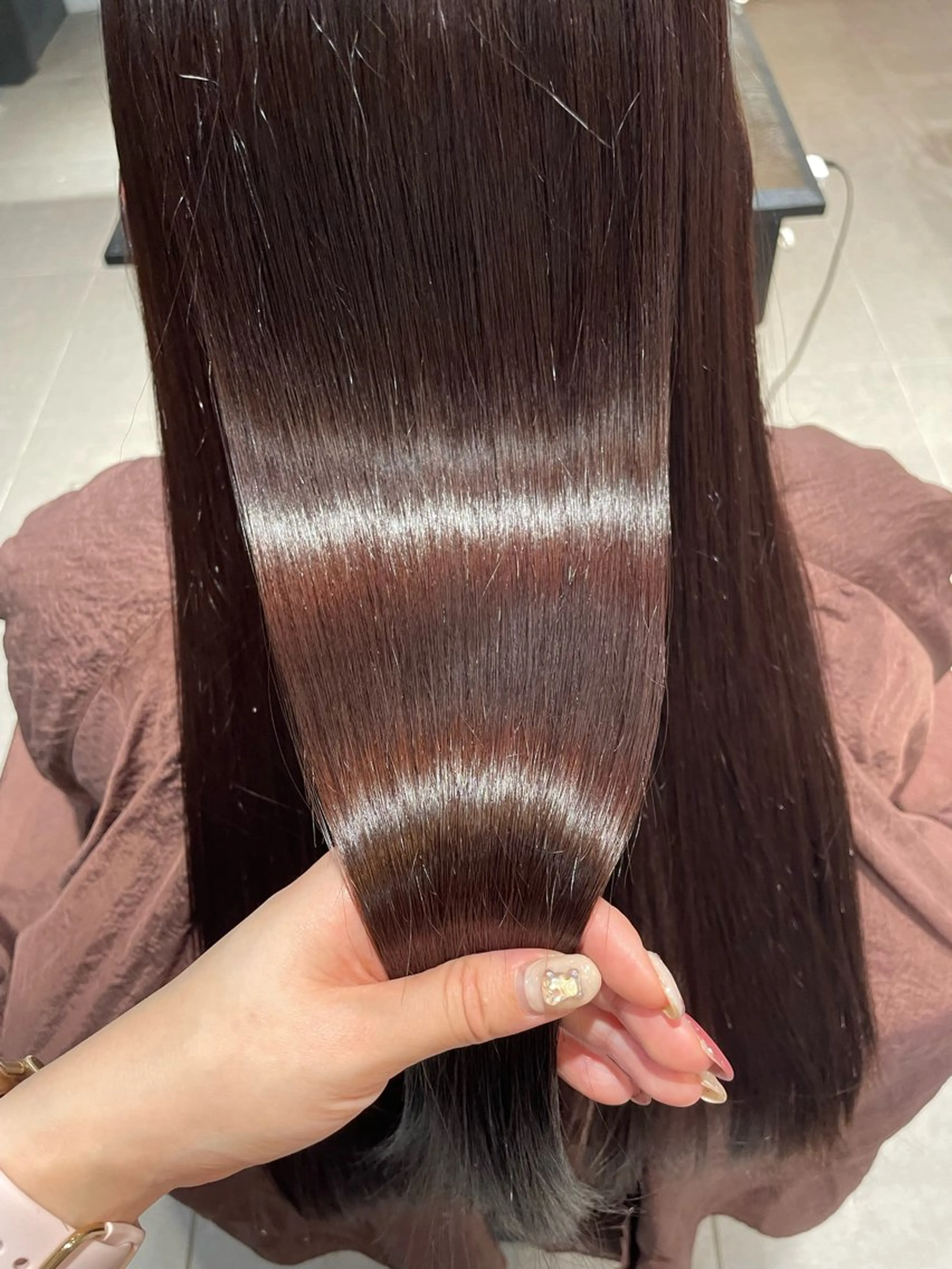 ロング カラー 髪質改善 茂木 結希のヘアスタイル