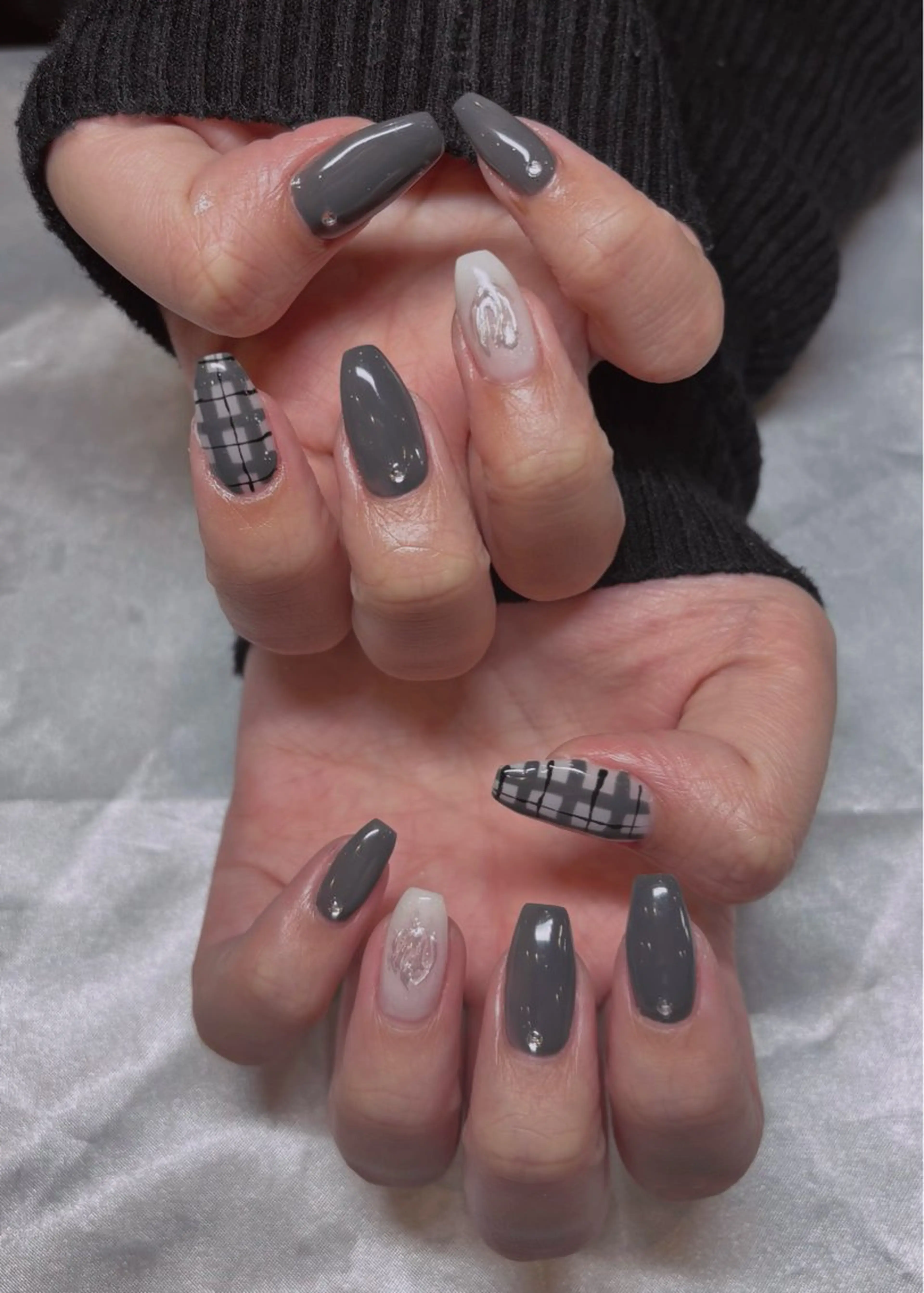 ネイル ハンドネイル 肥後joieange 心斎橋店のネイルデザイン