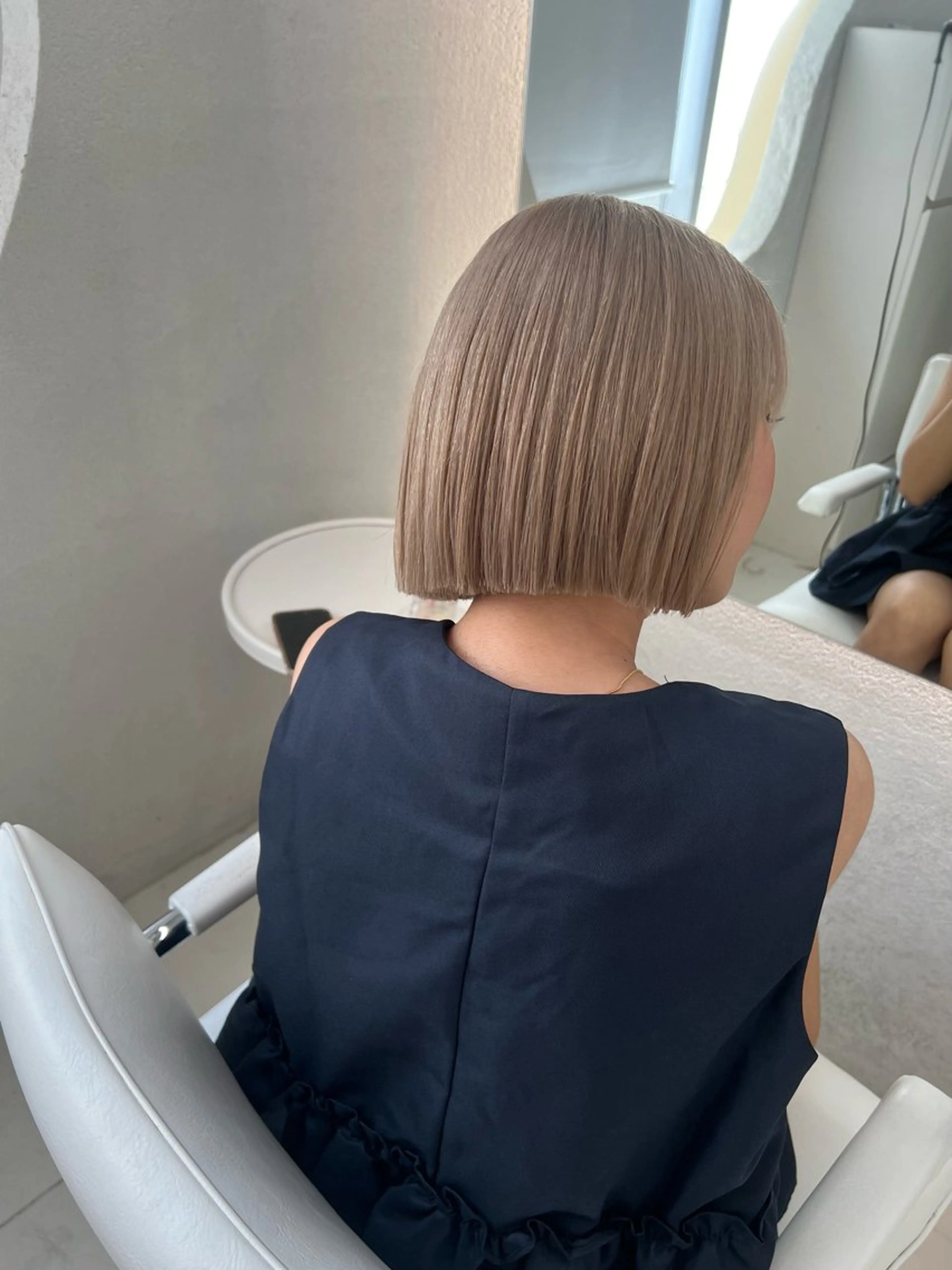 【❤️minimo限定❤️】【2回目以降〜】ケアブリーチ込みダブルカラー+systemヘアマスク🎀💖の写真