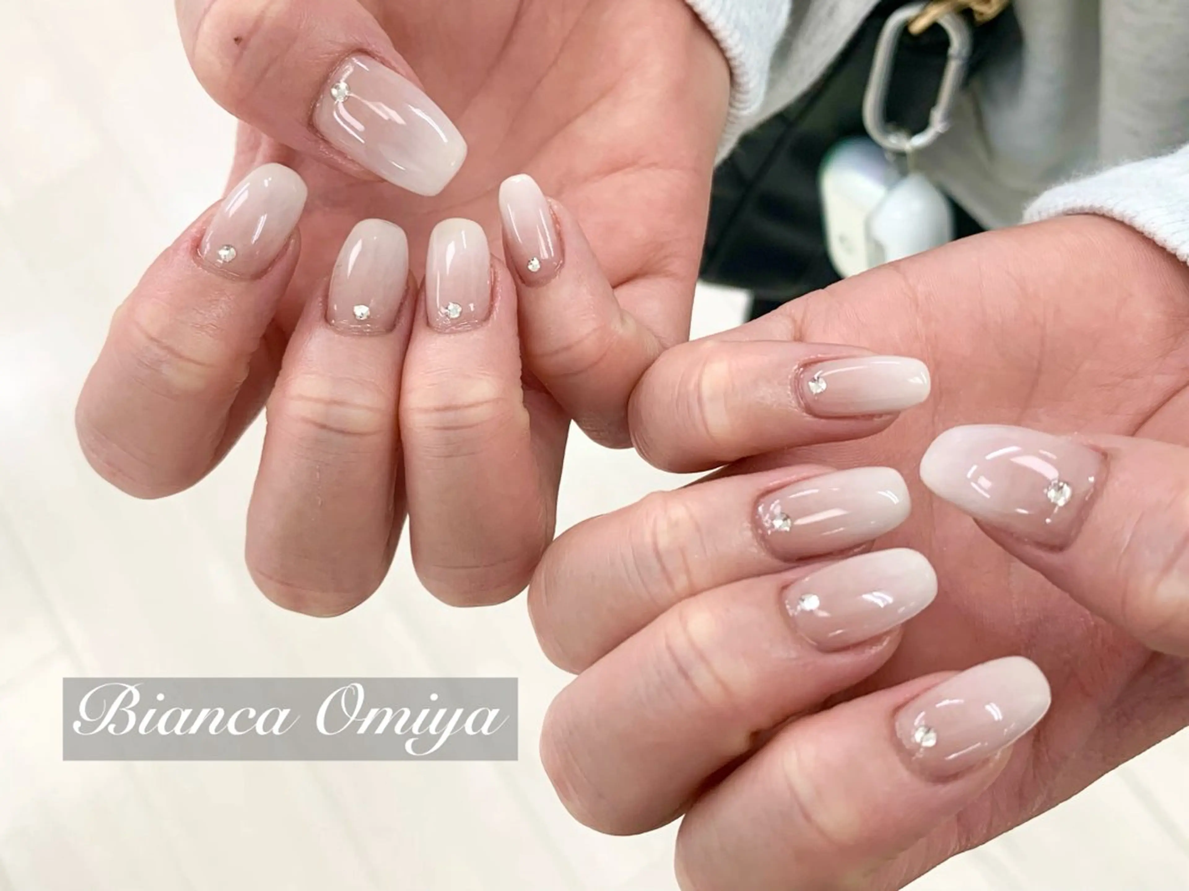 ネイル ストーンネイル Silk by Bianca＊森澤のネイルデザイン