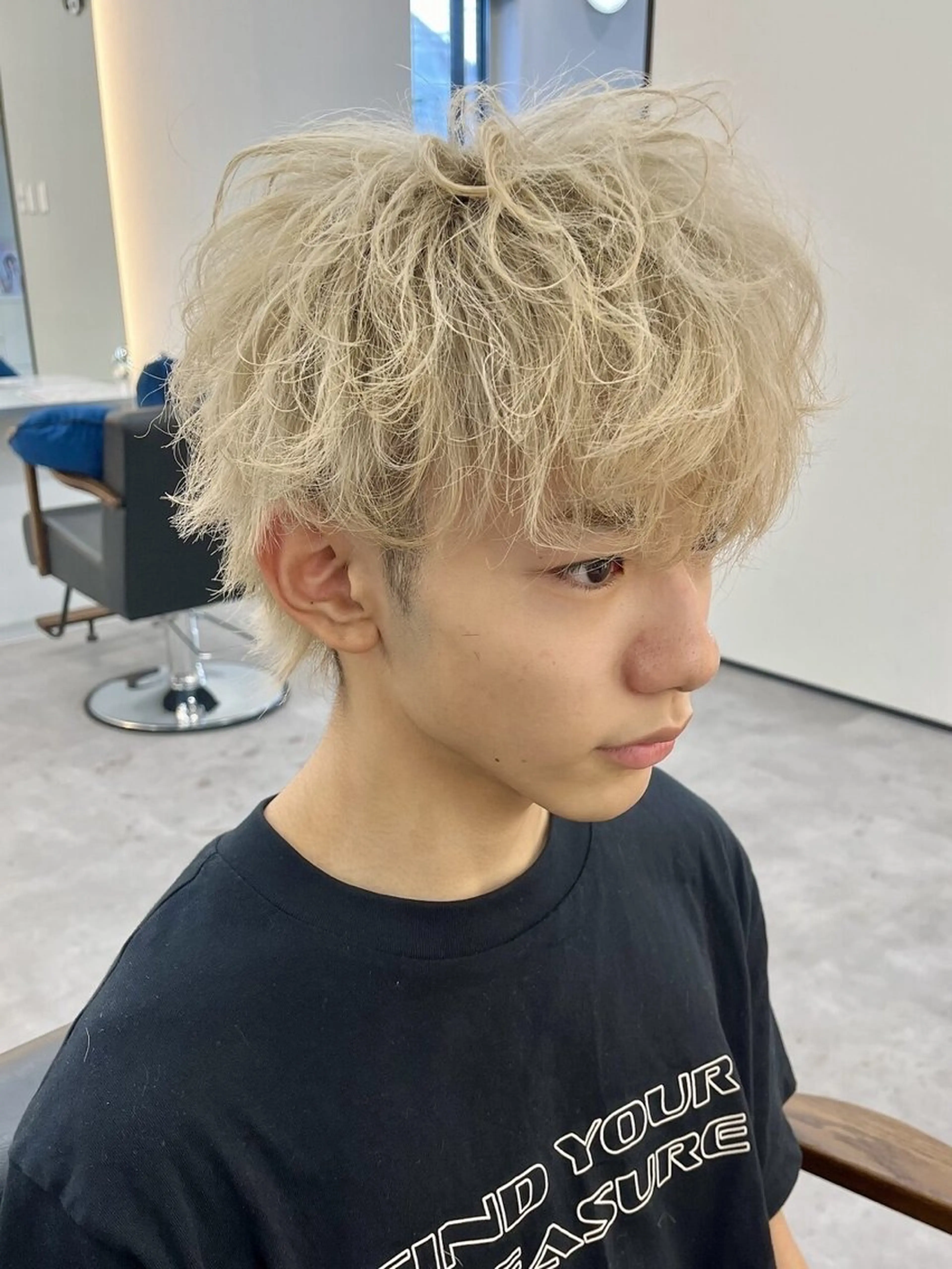メンズ RIENS xreaのヘアスタイル