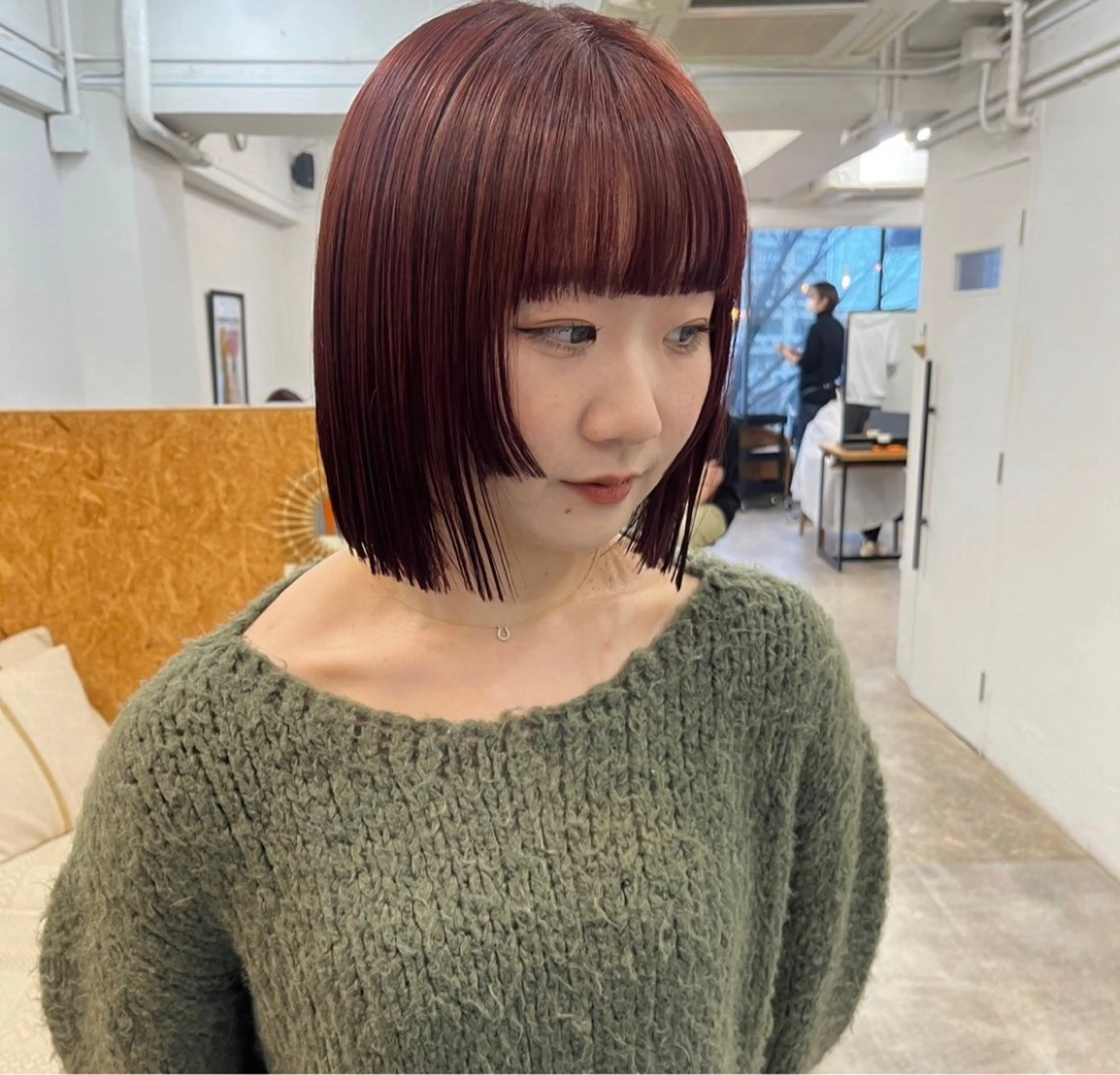 【ご新規様限定✨】ボブ顔周りのcut｜顔周りのニュアンスデザイン｜の写真