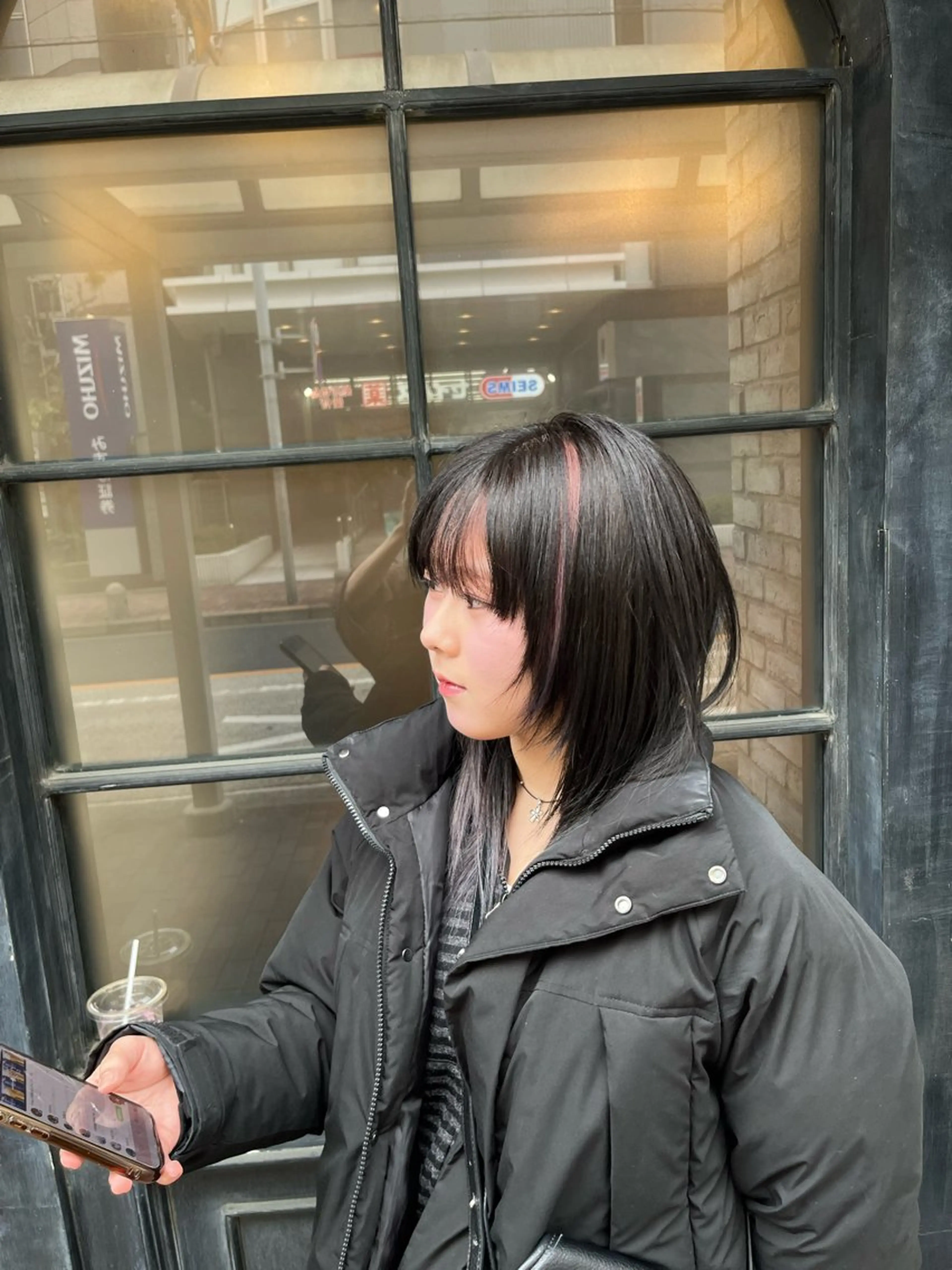 ミディアム 大城 統也のヘアスタイル