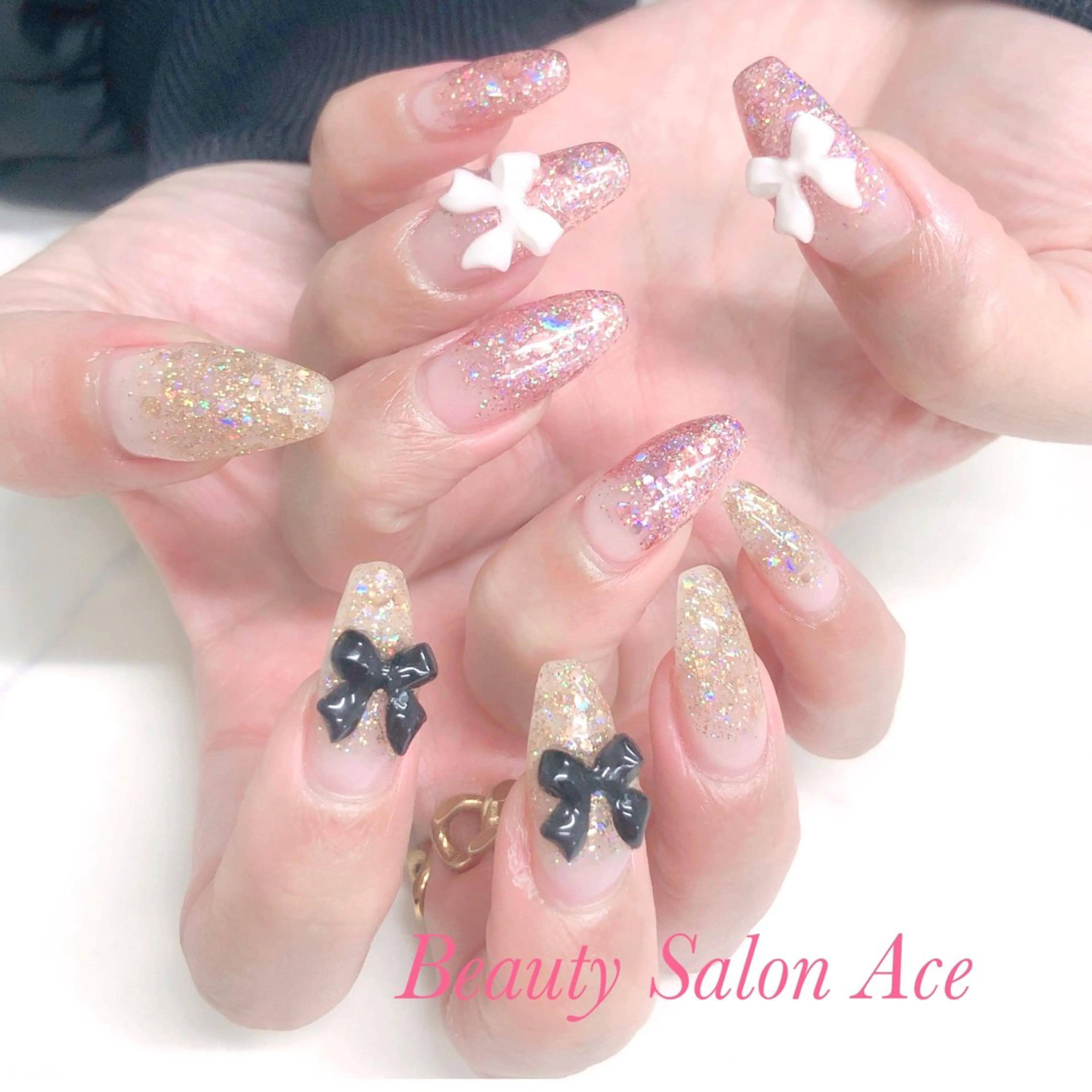 ネイル グラデーション ラメ(グリッター) ラメグラデーション メンズネイル ニュアンスネイル ハンドネイル ハンドケア Beauty Salon Ace（ネイルサロン　エース）所属・池袋フィルイン Ace♡Nailのネイルデザイン