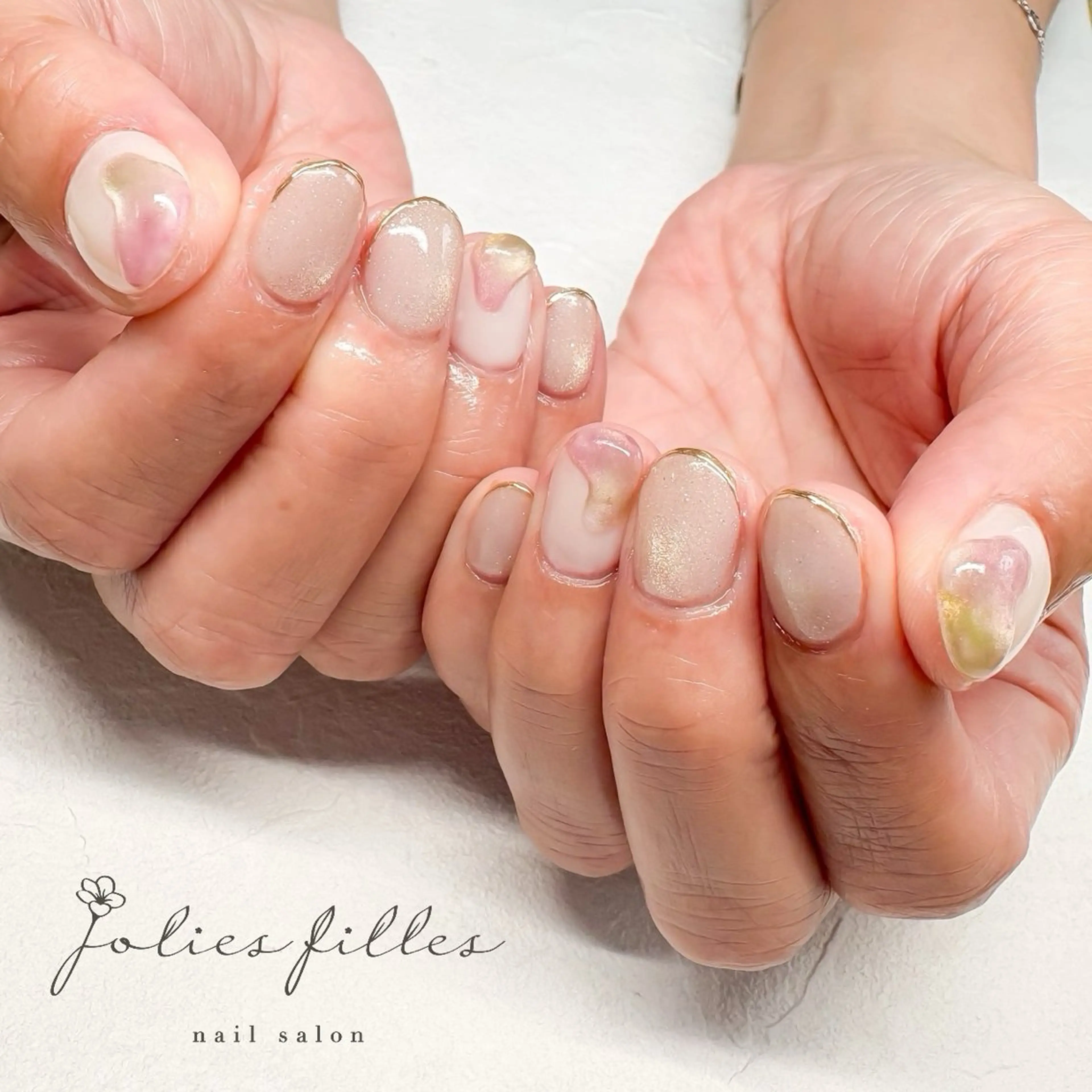 ネイル ハンドネイル ジョリフィーユ 長谷川のネイルデザイン