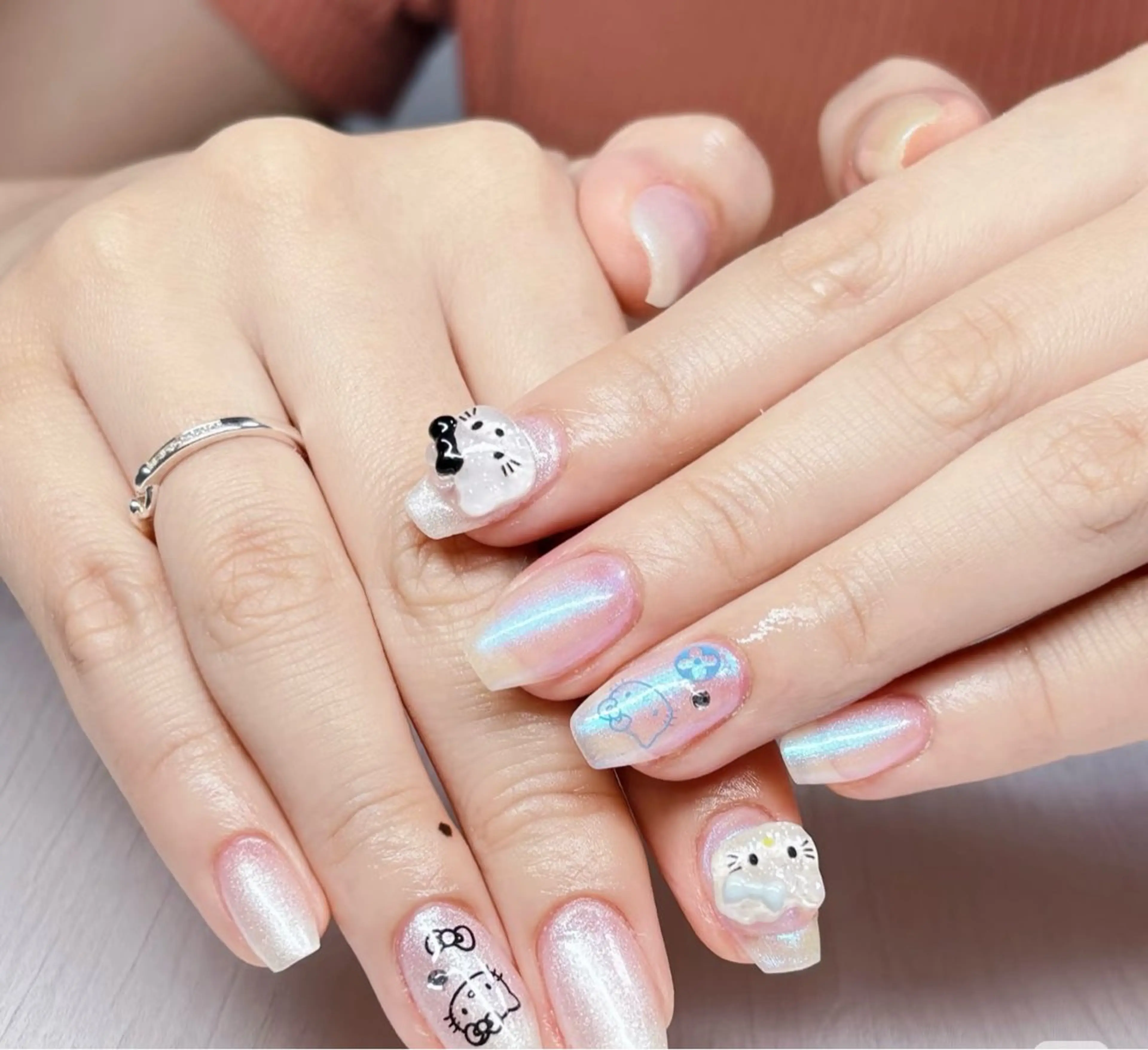 ネイル コネコネイルサロン モデル用のネイルデザイン