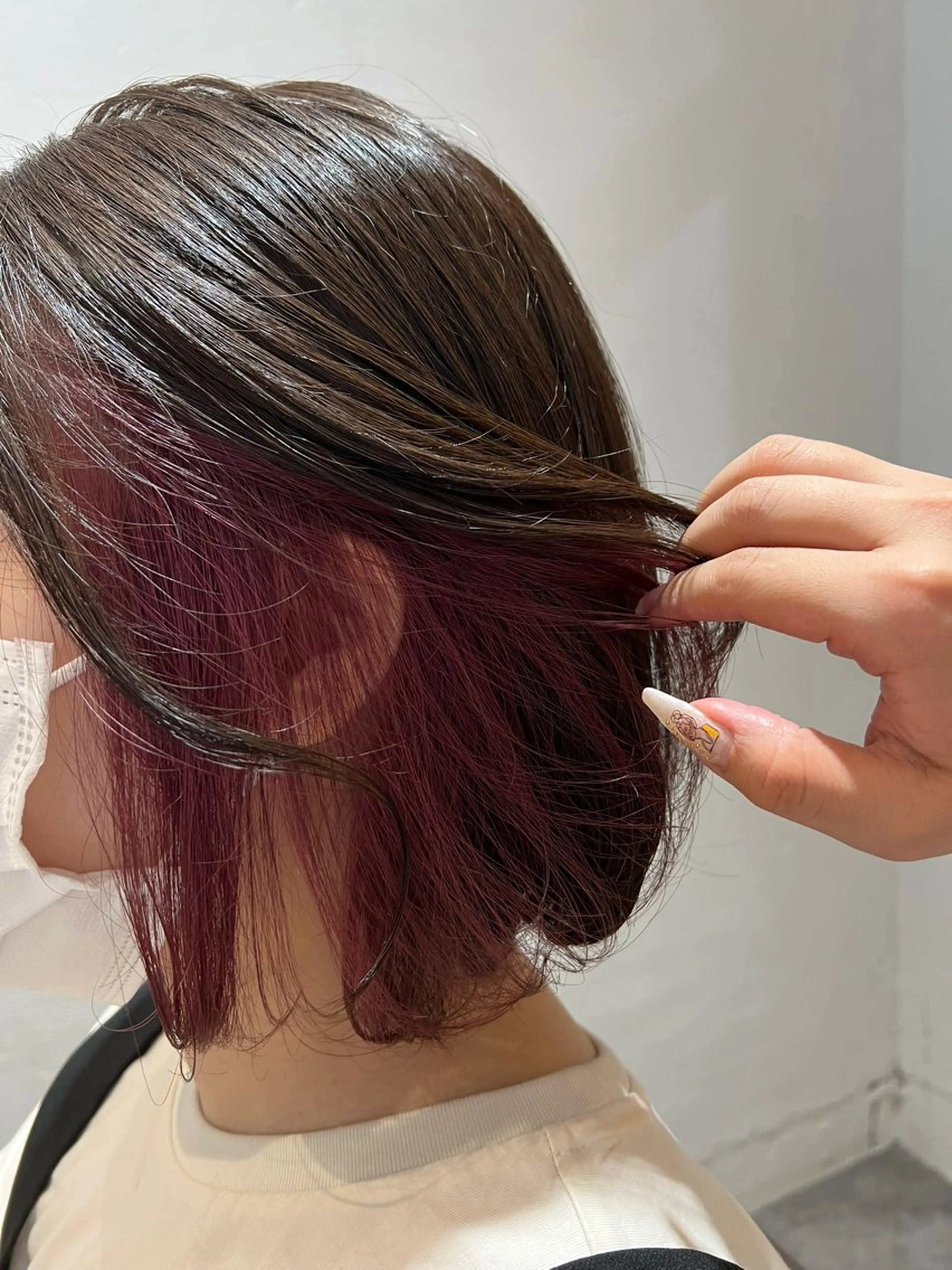 ショート カラー ピンクカラー COMOREVI hair salon所属・KANA🌿透明感/ レイヤーcut🌿のヘアスタイル