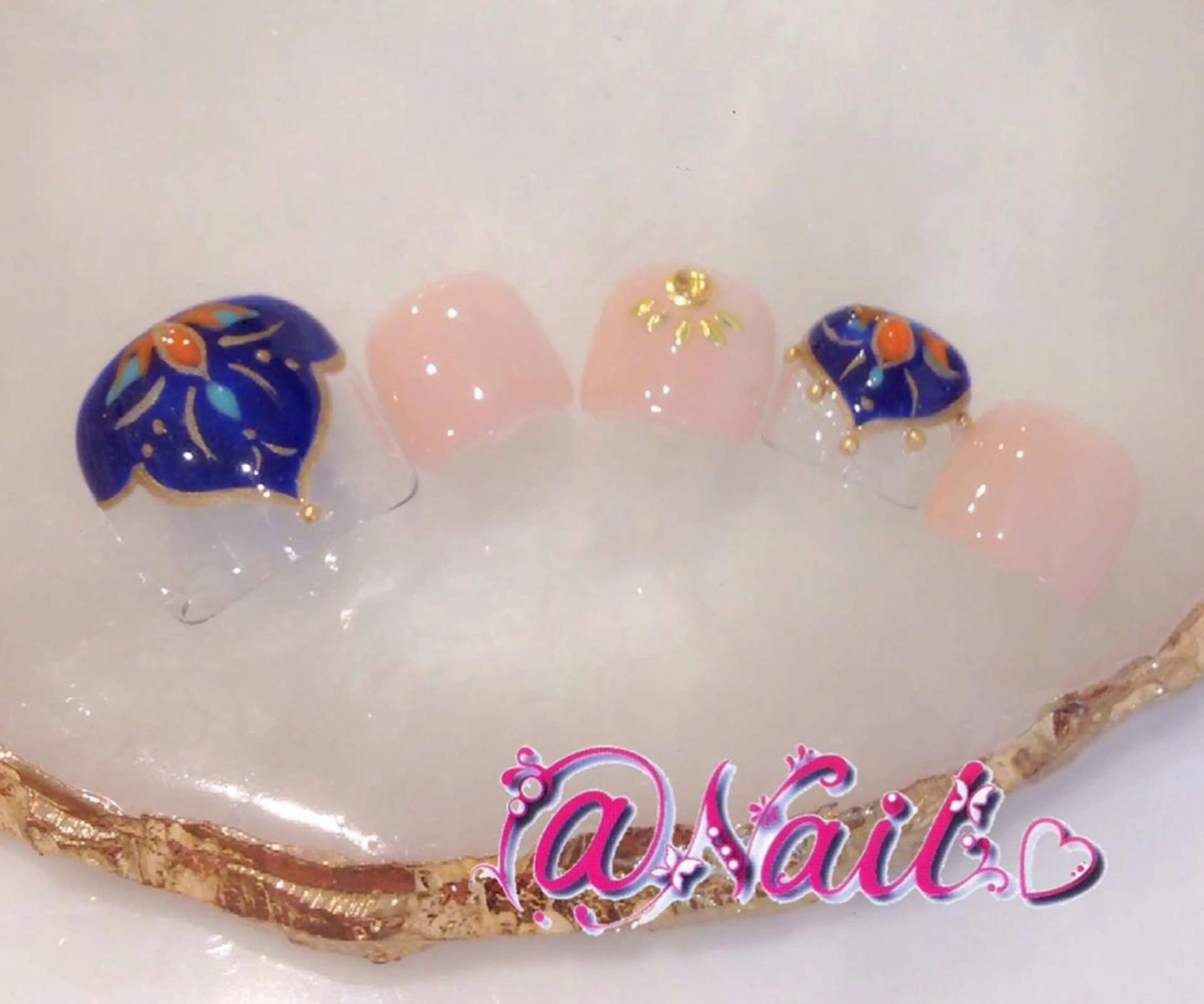 ネイル ネイルチップ 小尾 栞のネイルデザイン