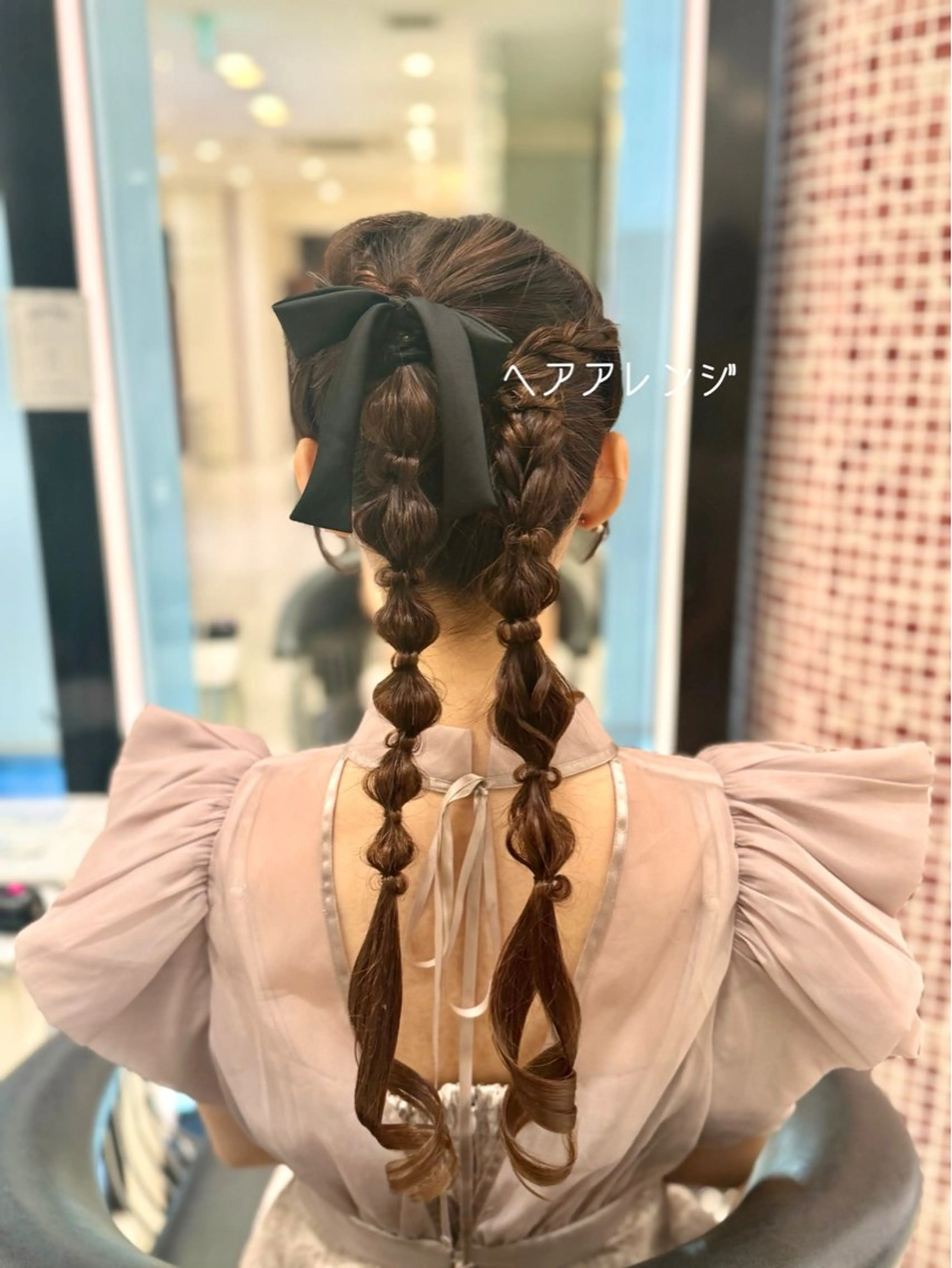 ヘアアレンジ 結婚式・ブライダル ヘアセット ボブ・ショート 🌻Yurinaのヘアスタイル