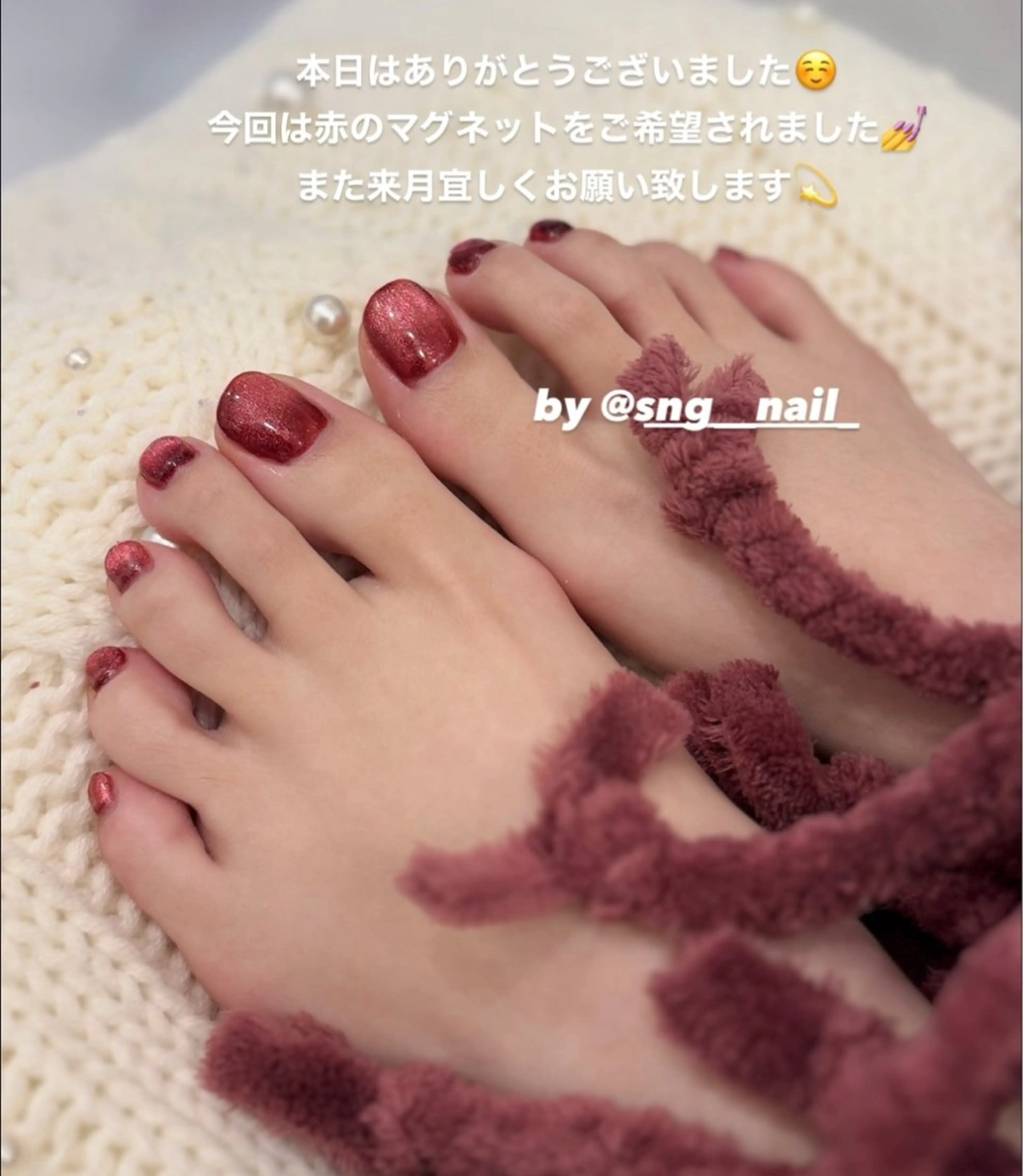 ネイル フットネイル ジェルネイル マグネットネイル ワンカラーネイル *･*MIMnail 1号店･*:･*のネイルデザイン