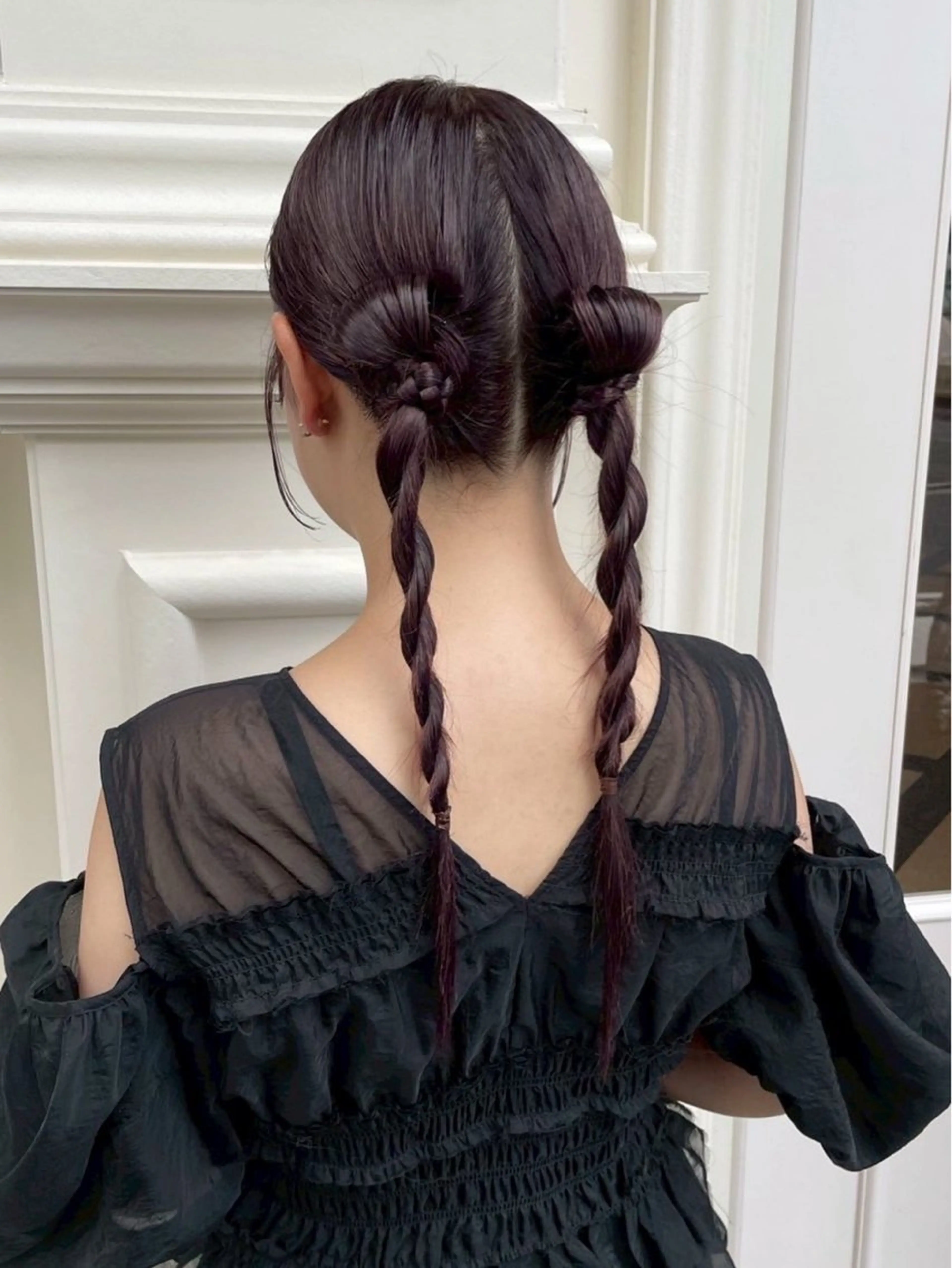 ヘアアレンジ ヘアセット 高発色ブリーチ/ ハイレイヤー🪽aiのヘアスタイル