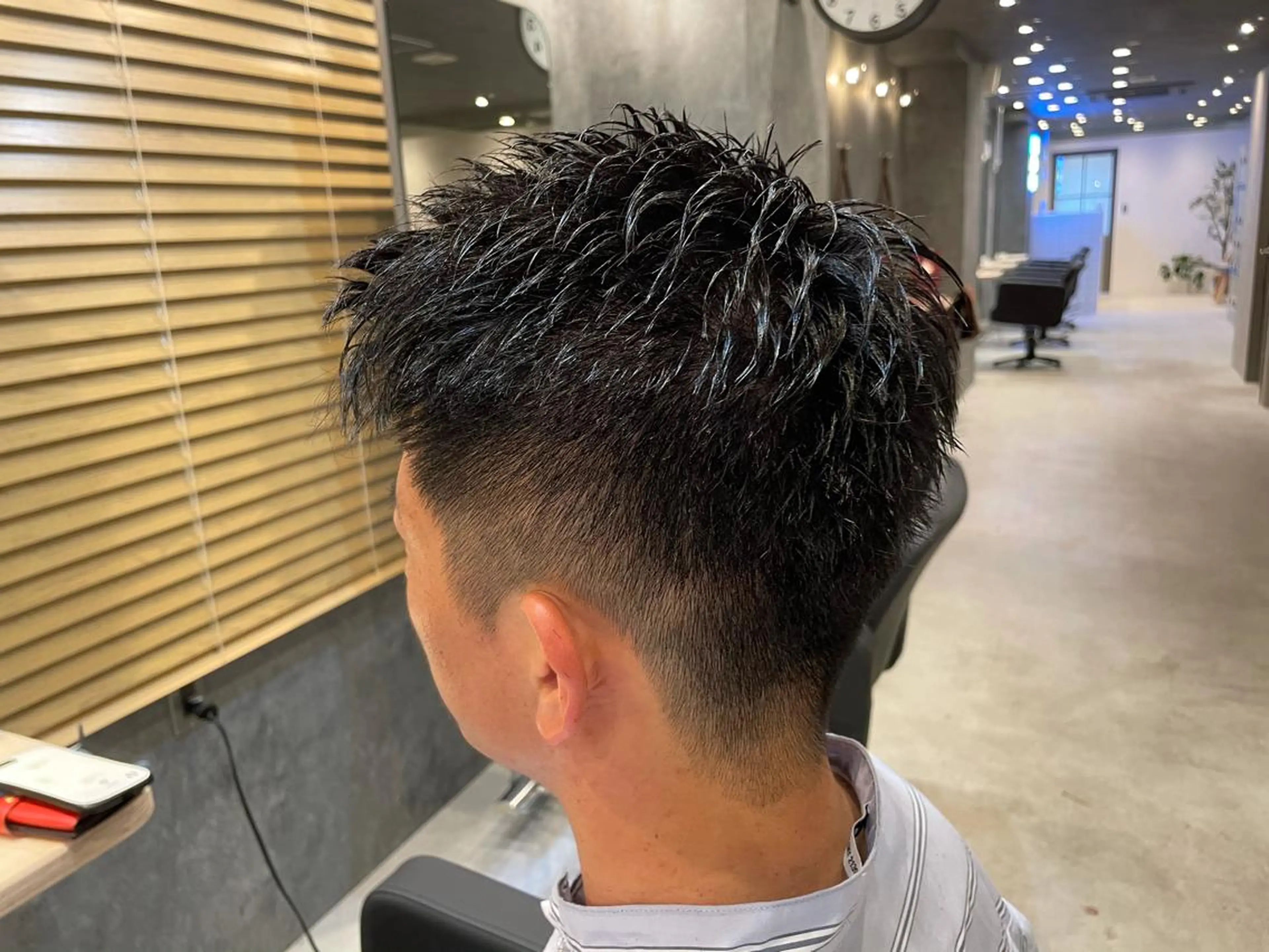 ショート メンズ フェードカット メンズパーマ特化型 🔥URITAのヘアスタイル