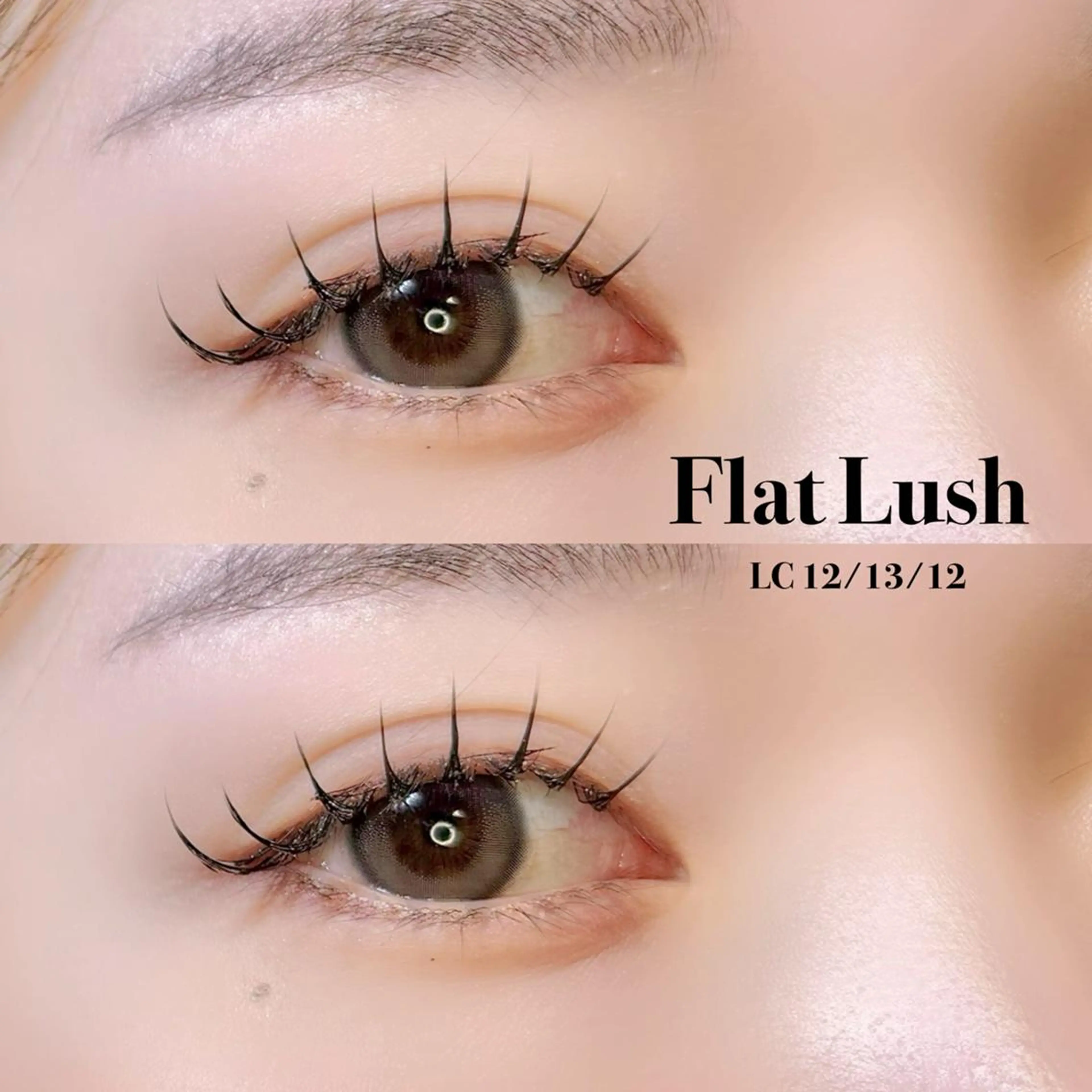 マツエク・マツパ 束感まつ毛 フラットラッシュ 韓国風マツエク ワンホンマツエク 【Elun新宿】 Aimiのマツエク・マツパデザイン