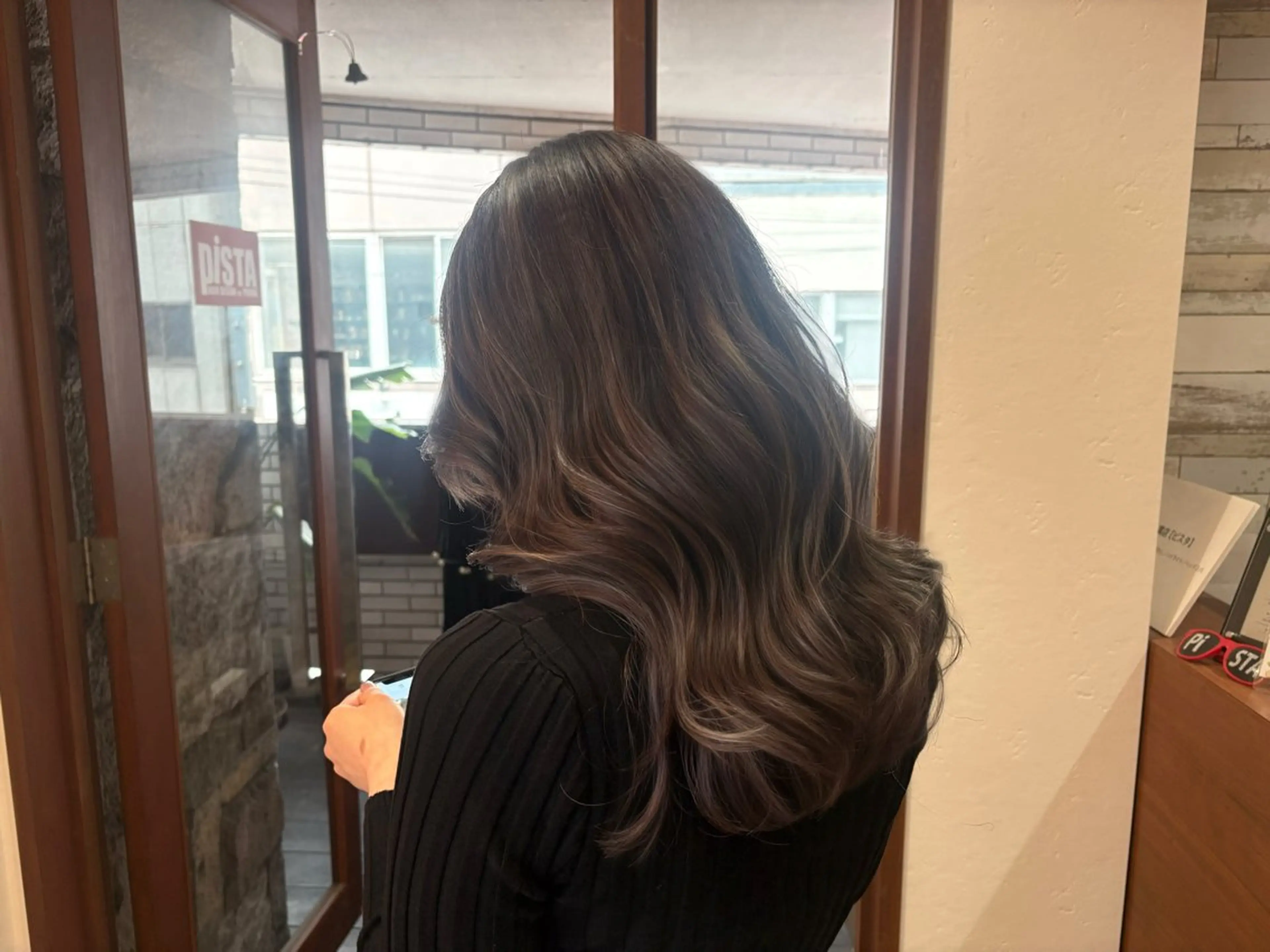 セミロング ハイライト 🩷RIHO 🩷のヘアスタイル