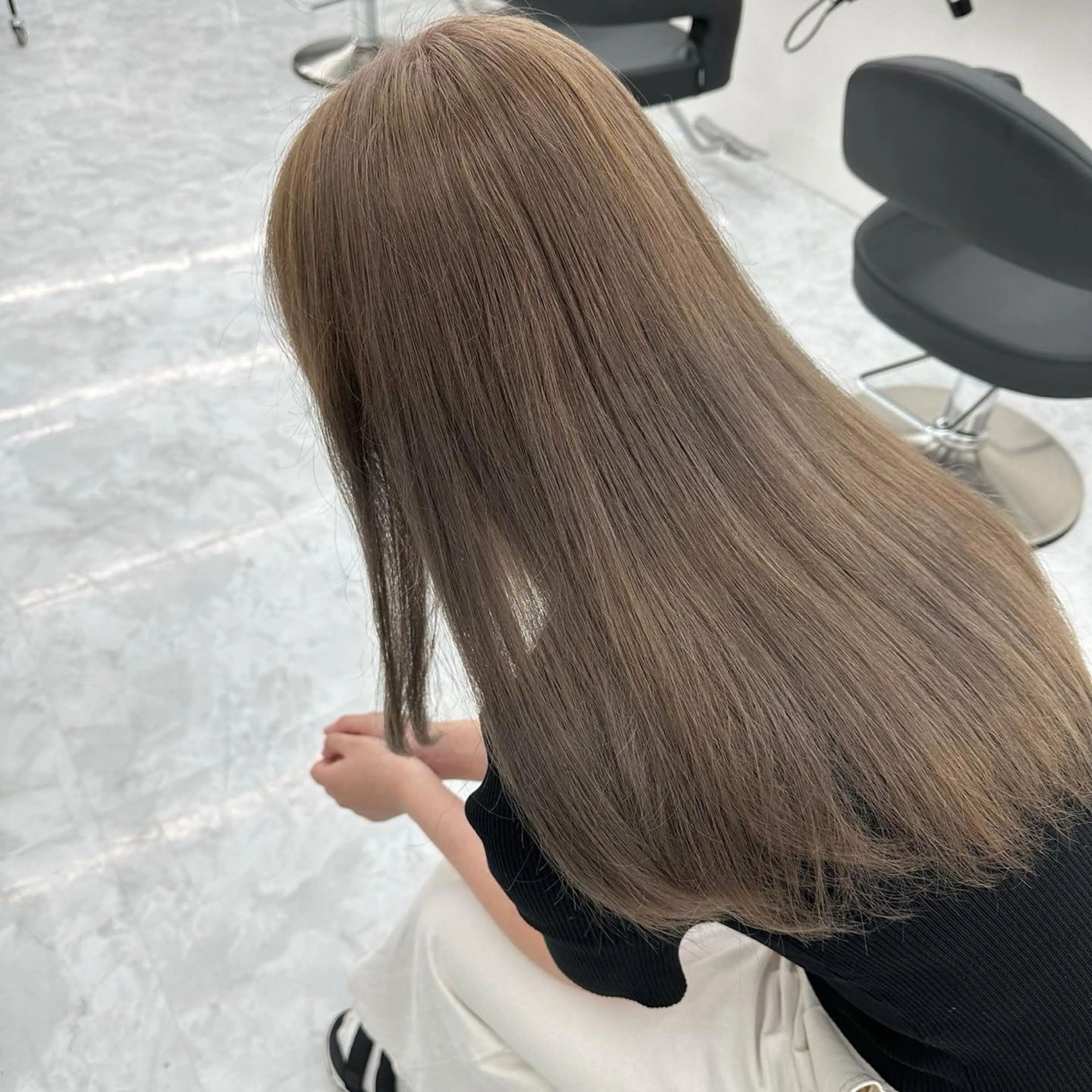 ロング カラー レイヤーダブルカラー KYON店長のヘアスタイル