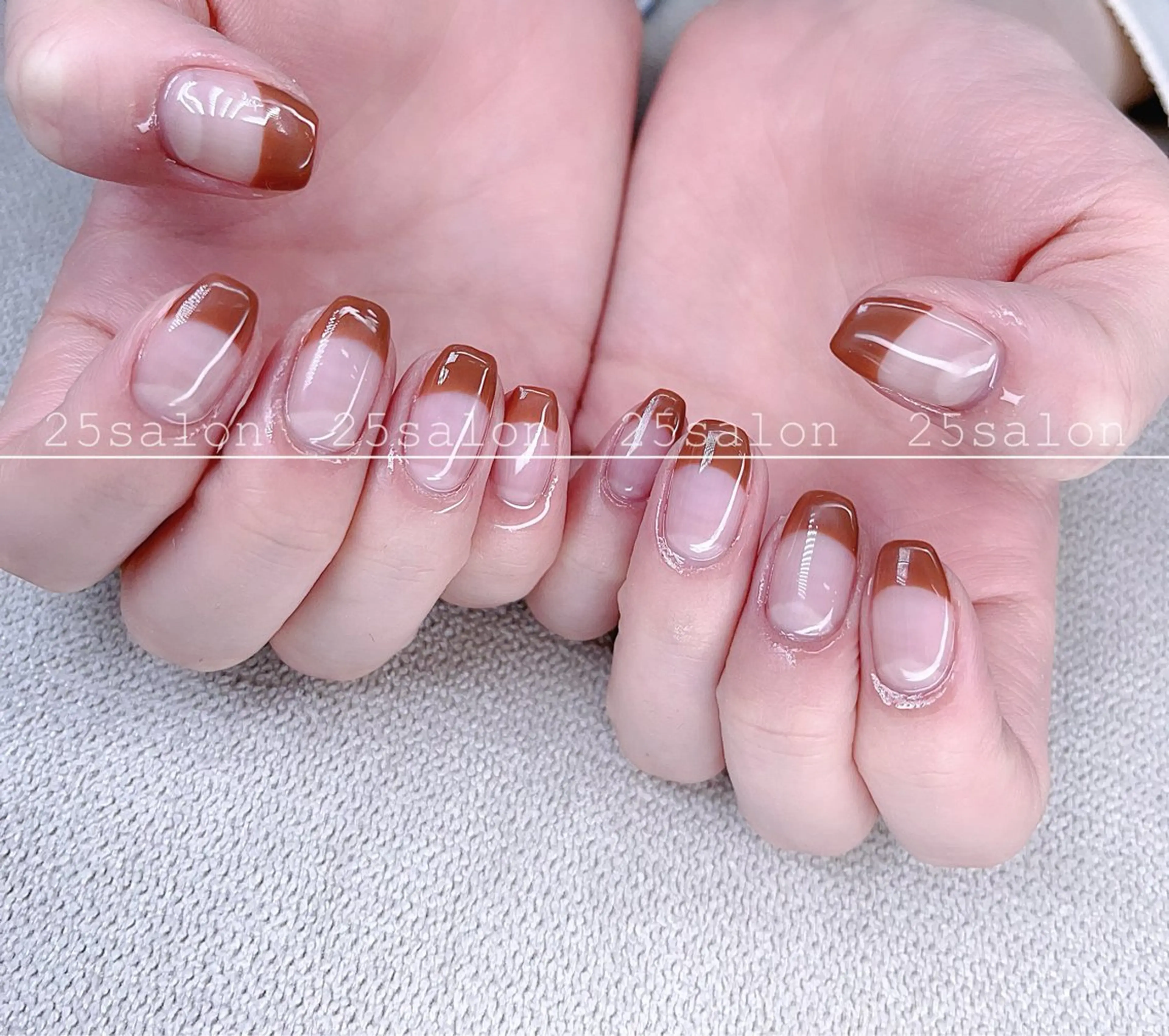 ネイル ジェルネイル 韓国ネイル ニュアンスネイル パラジェル ワンホンネイル 2 5のマツエク・マツパデザイン