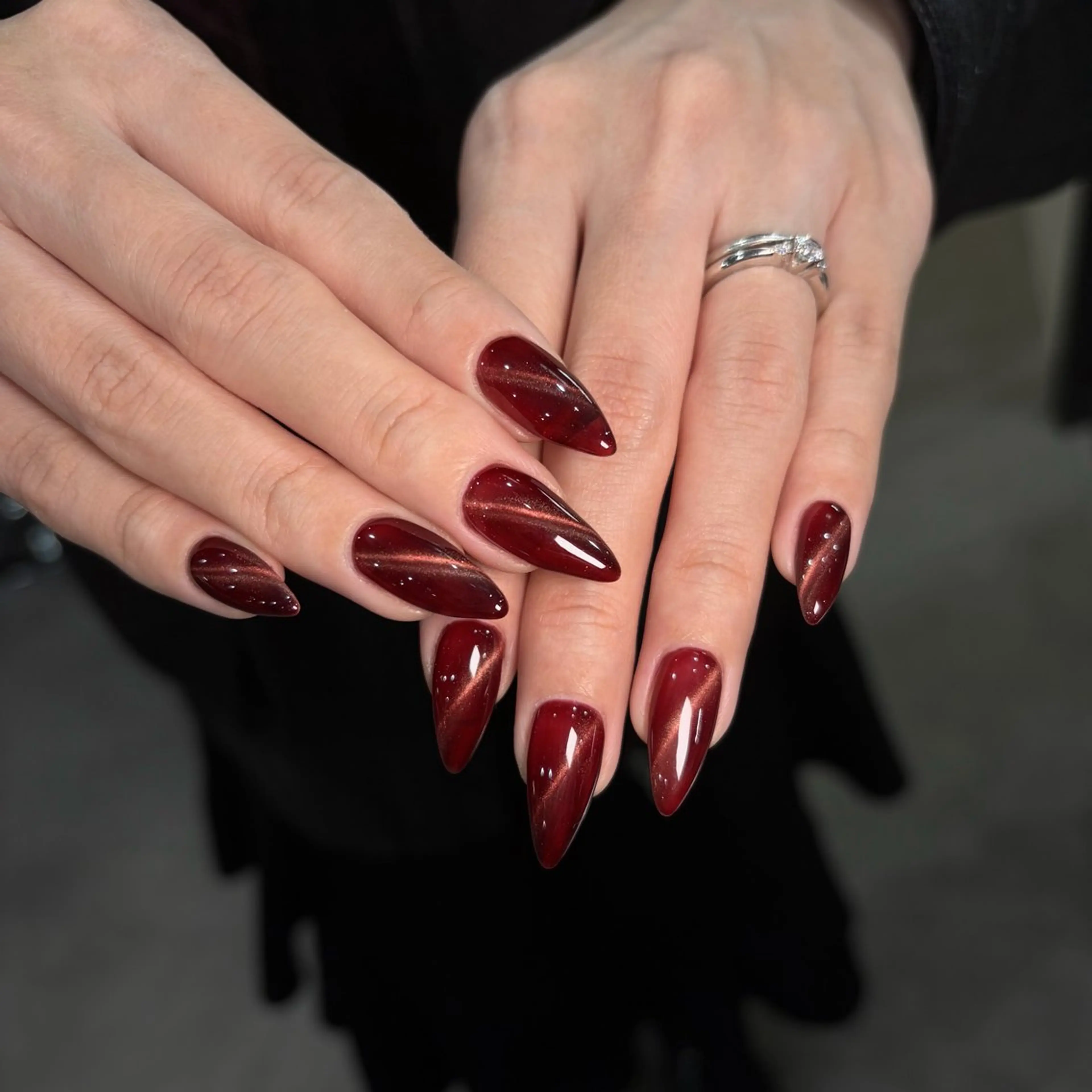 カラー ハンドネイル Cleo名古屋駅店 🖤Renaのネイルデザイン