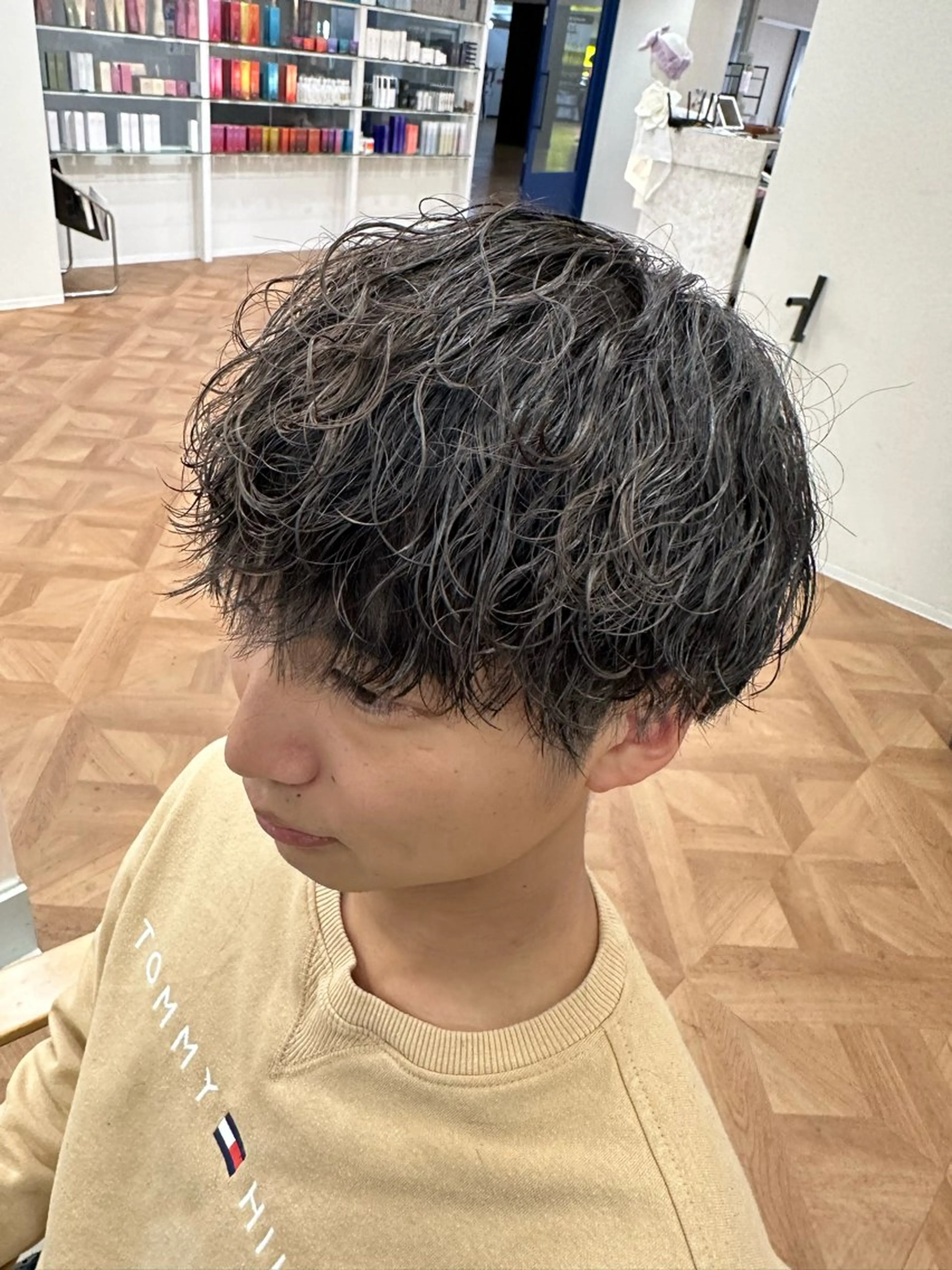 パーマ メンズ カット パーマ 【メンズ特化美容師】 山﨑　凌のヘアスタイル