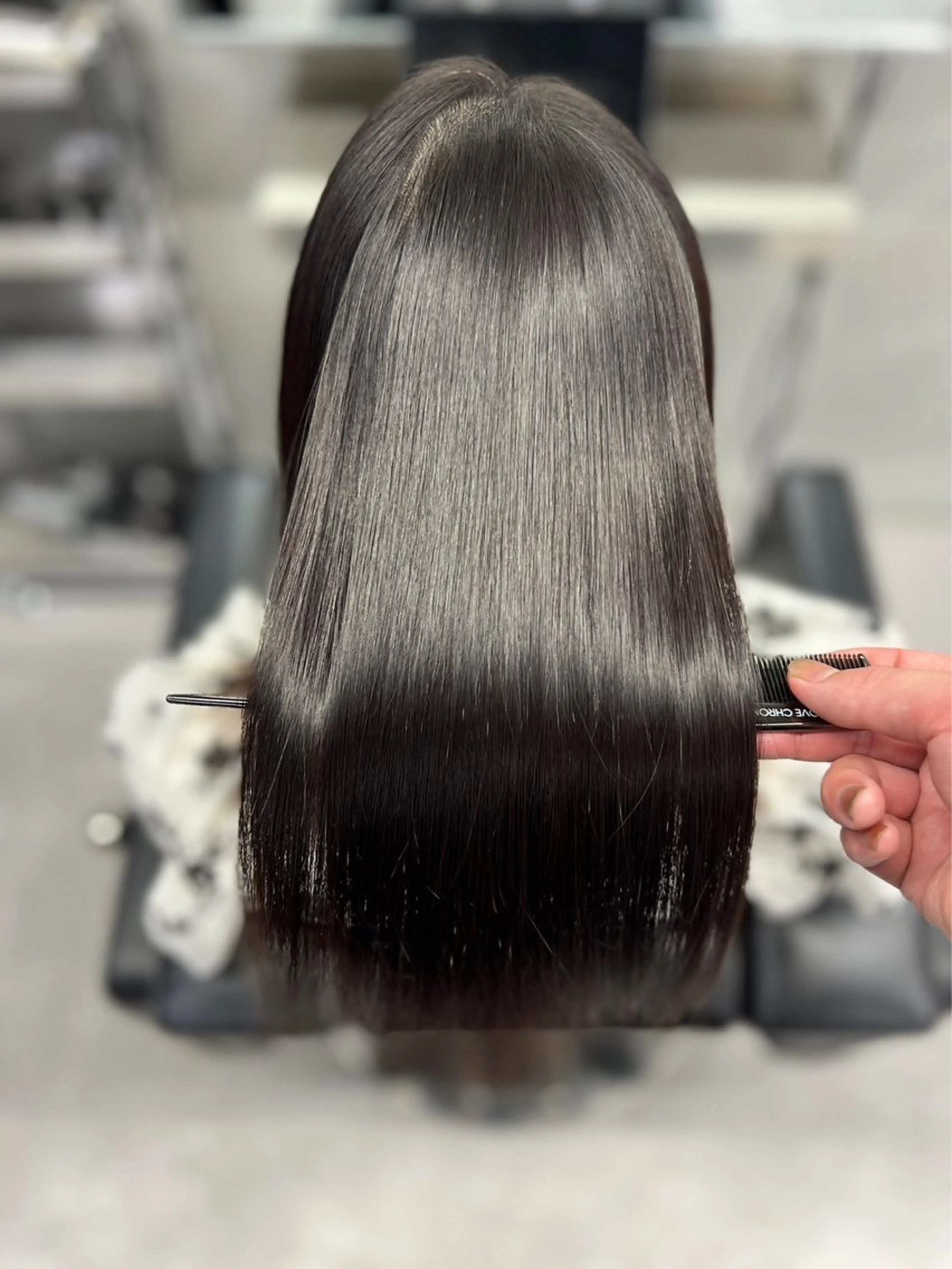 ロング 髪質改善 柏 ウルフ/レイヤー 田中佐和🐺のヘアスタイル