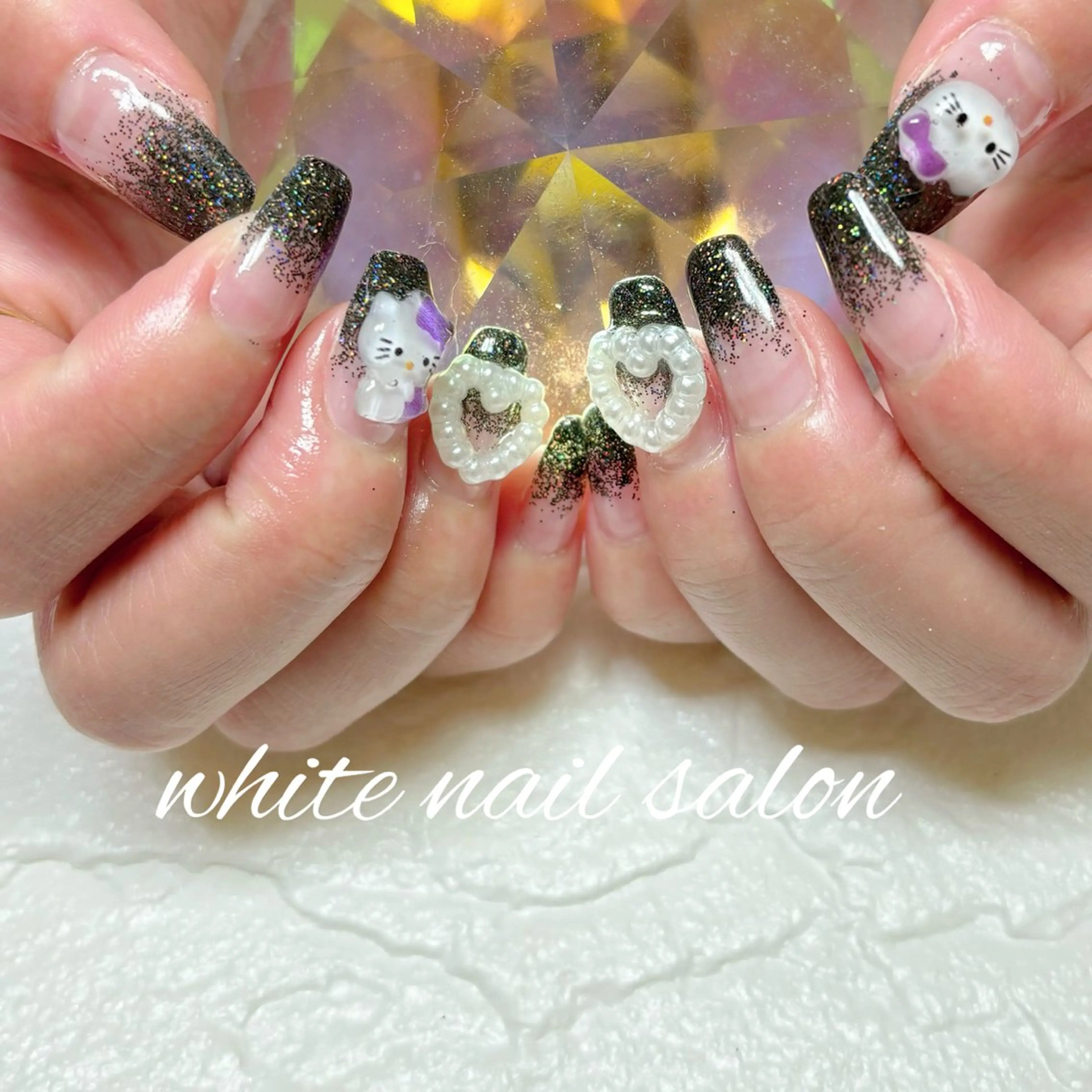 ネイル フットネイル 持ち込み シンプルネイル white nail salonのネイルデザイン