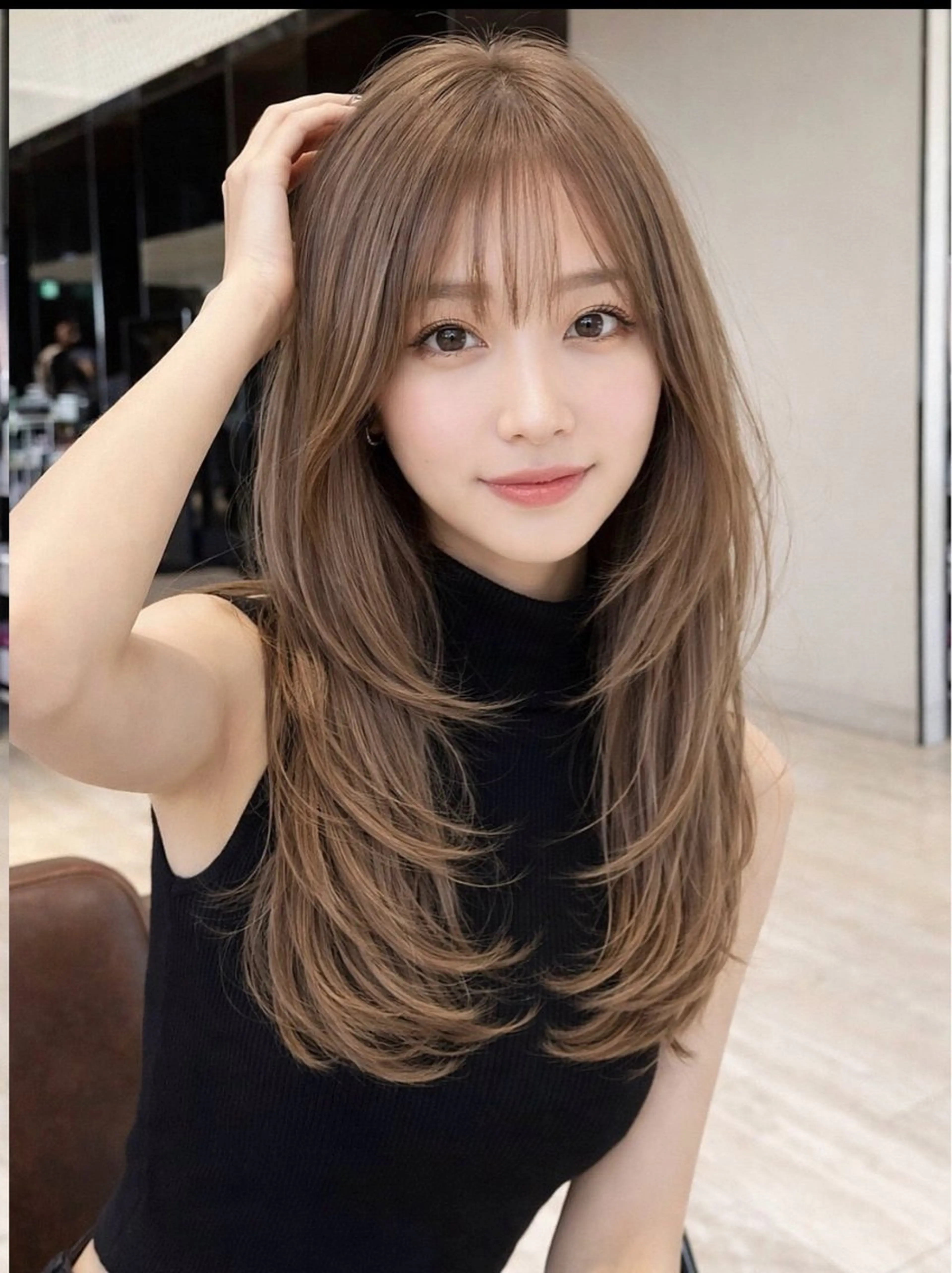 ロング 中村 槙太郎のヘアスタイル