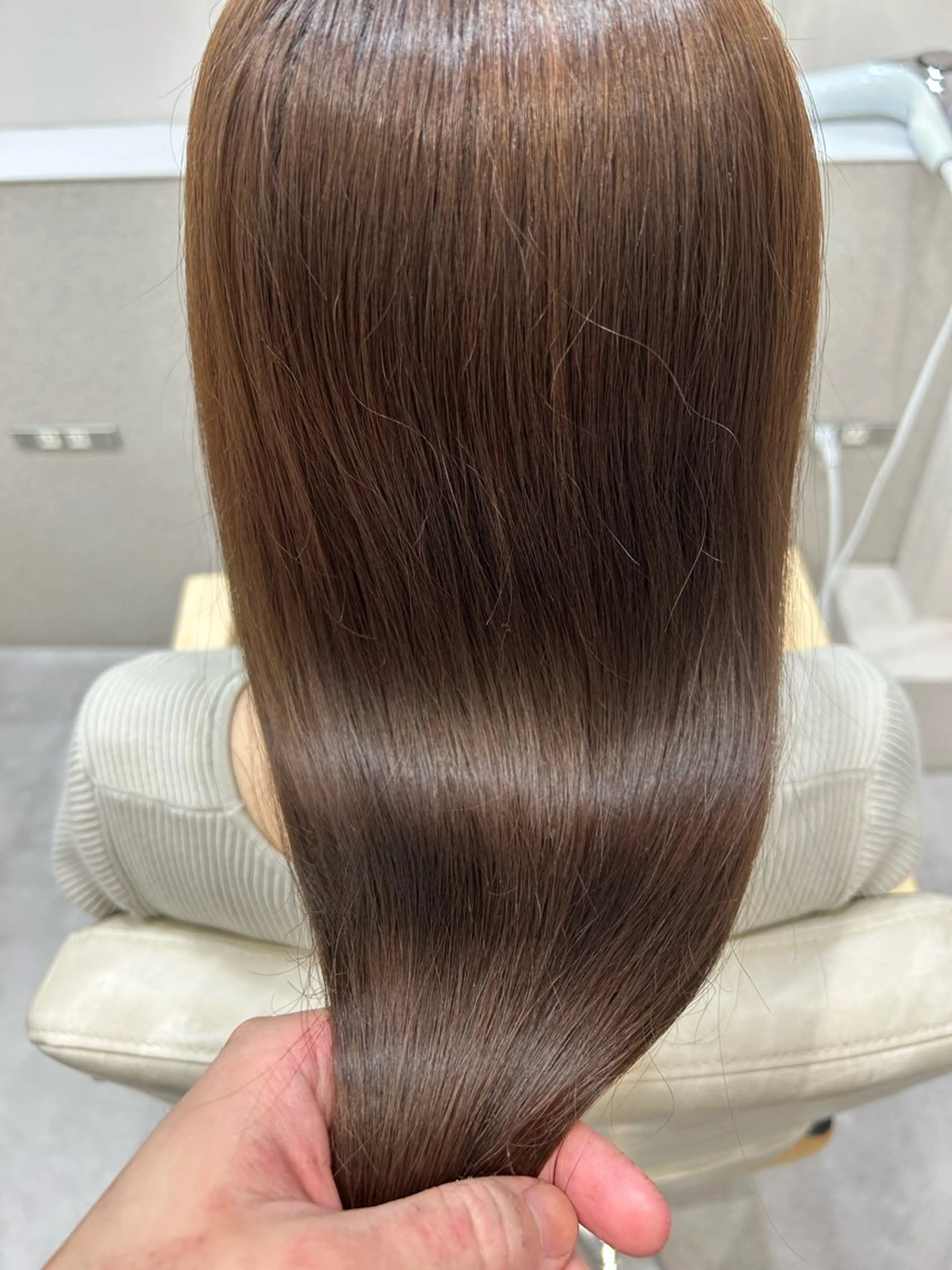 カラー アディクシーカラー ブラウンカラー 🫧ミネ タイガ🐯のヘアスタイル