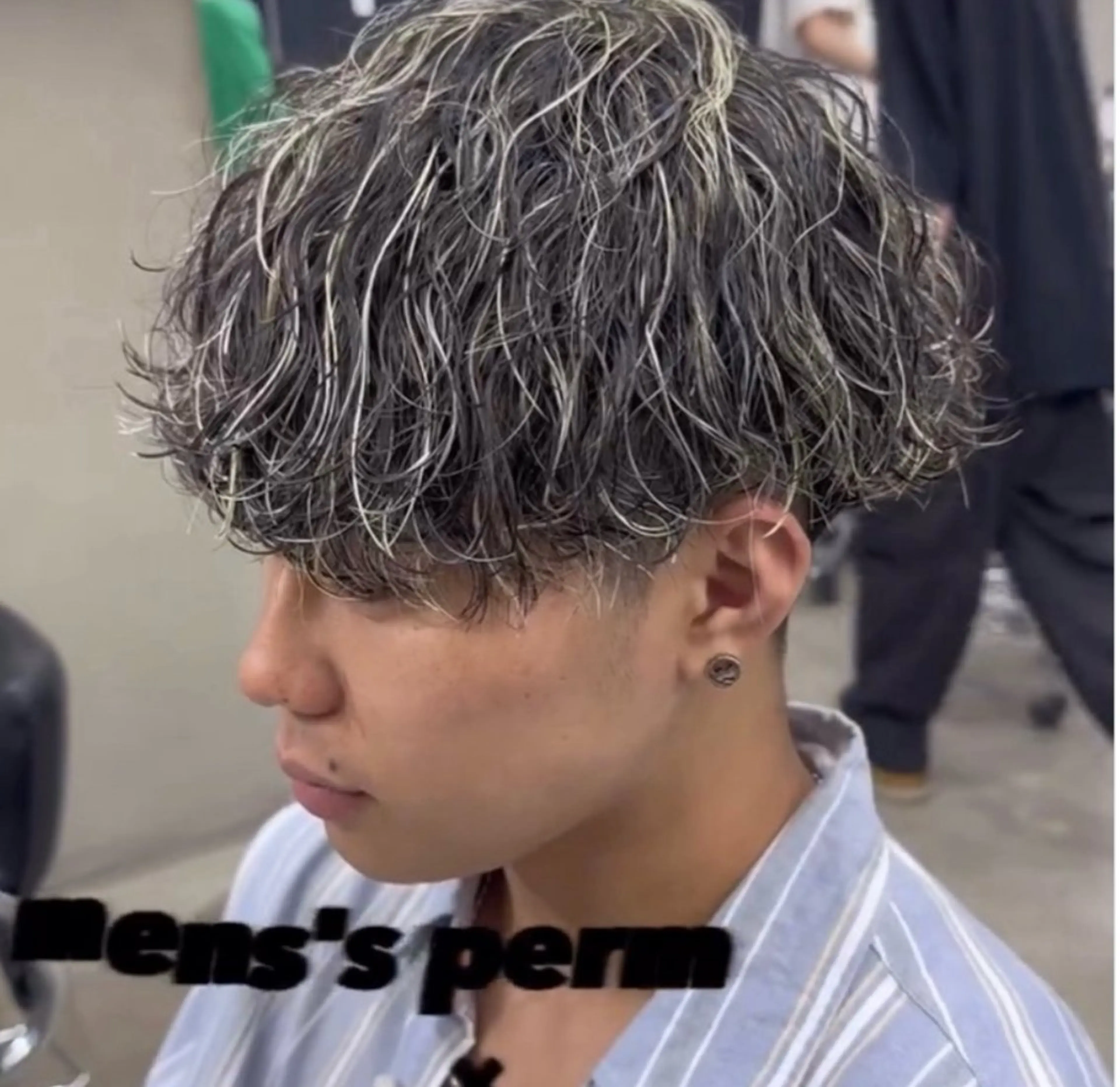 ショート カット パーマ トリートメント ヘアセット 蛯原 興輝のヘアスタイル