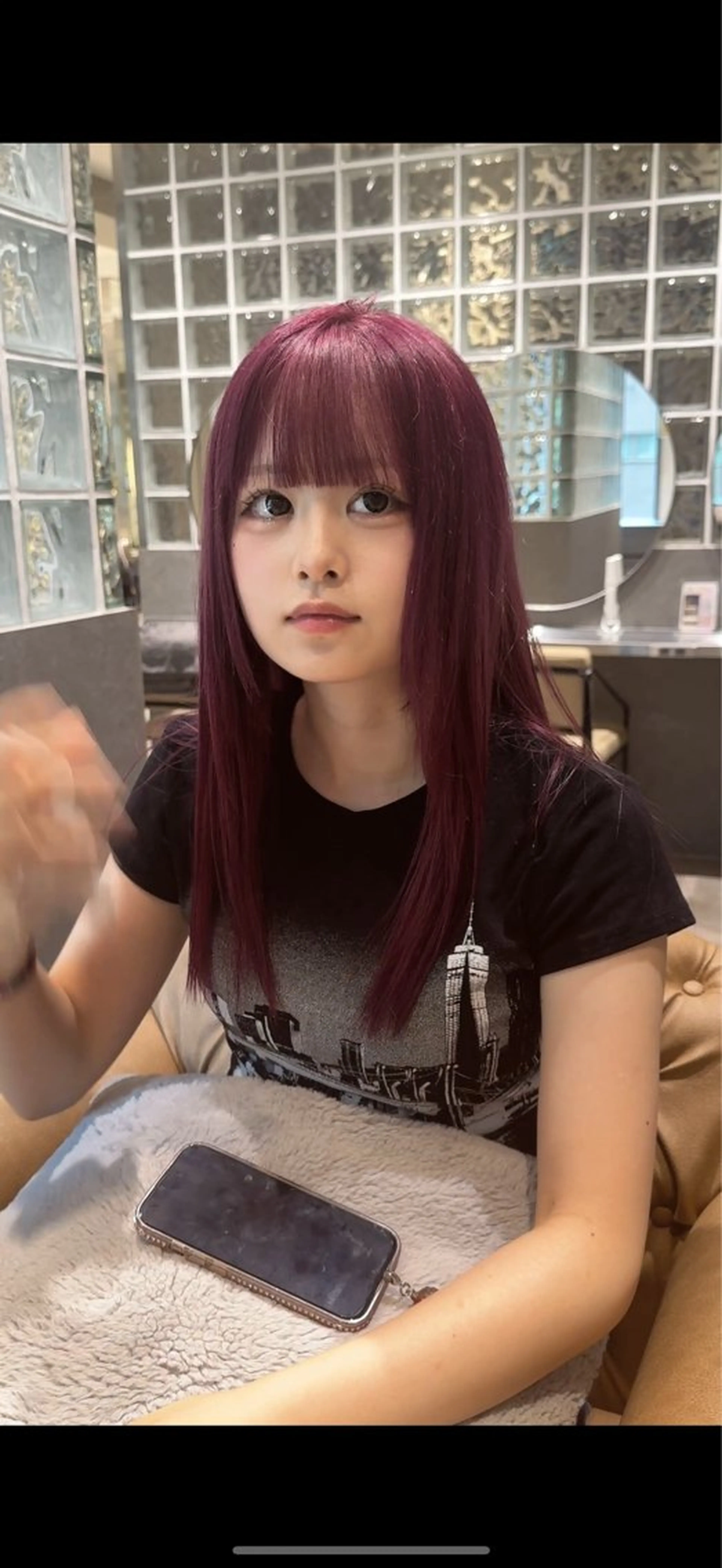 ロング ヘアカラー トリートメント 透明感カラー×ケア ブリーチTakeruのヘアスタイル