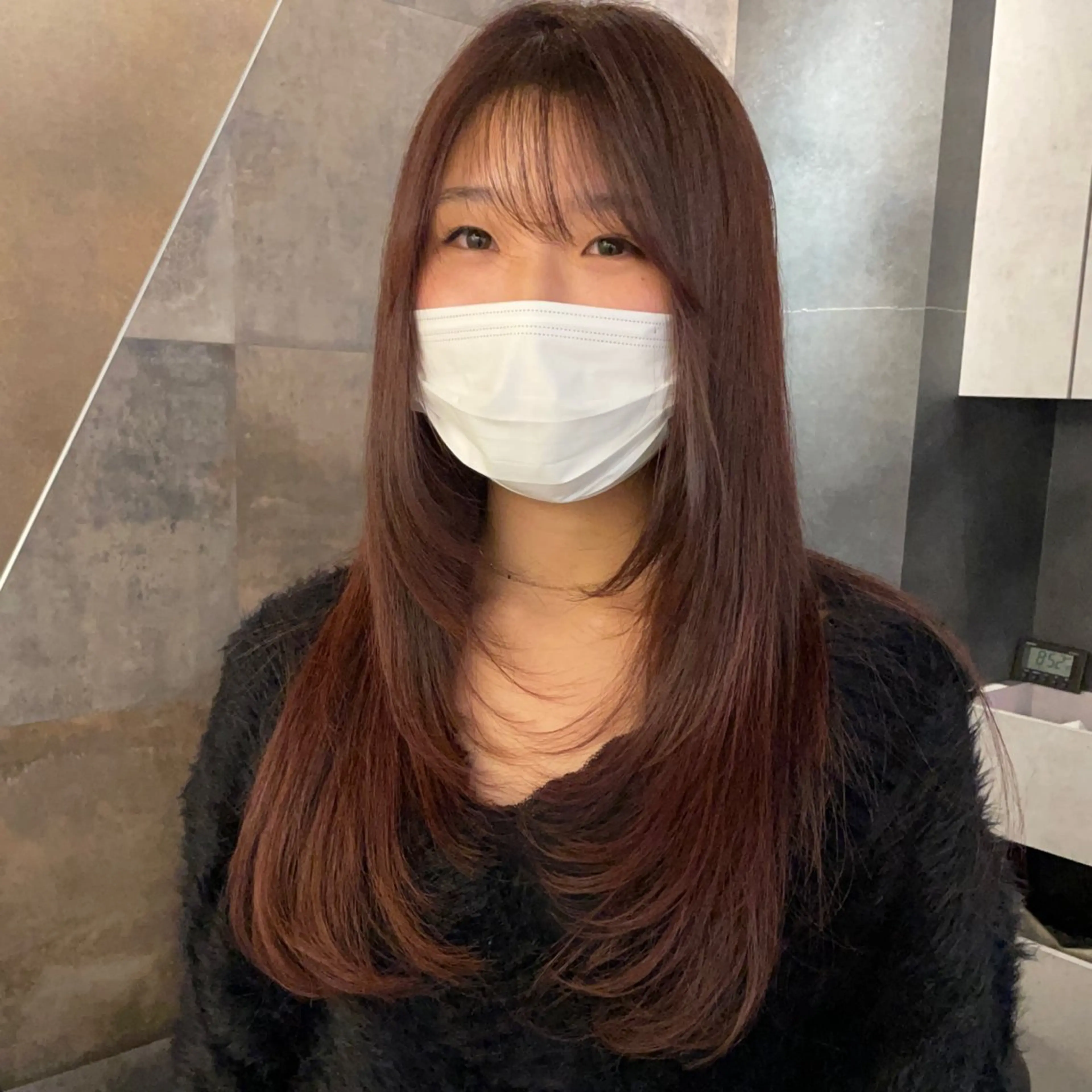 ロング カット ヘアカラー トリートメント 小濱 拓也のヘアスタイル