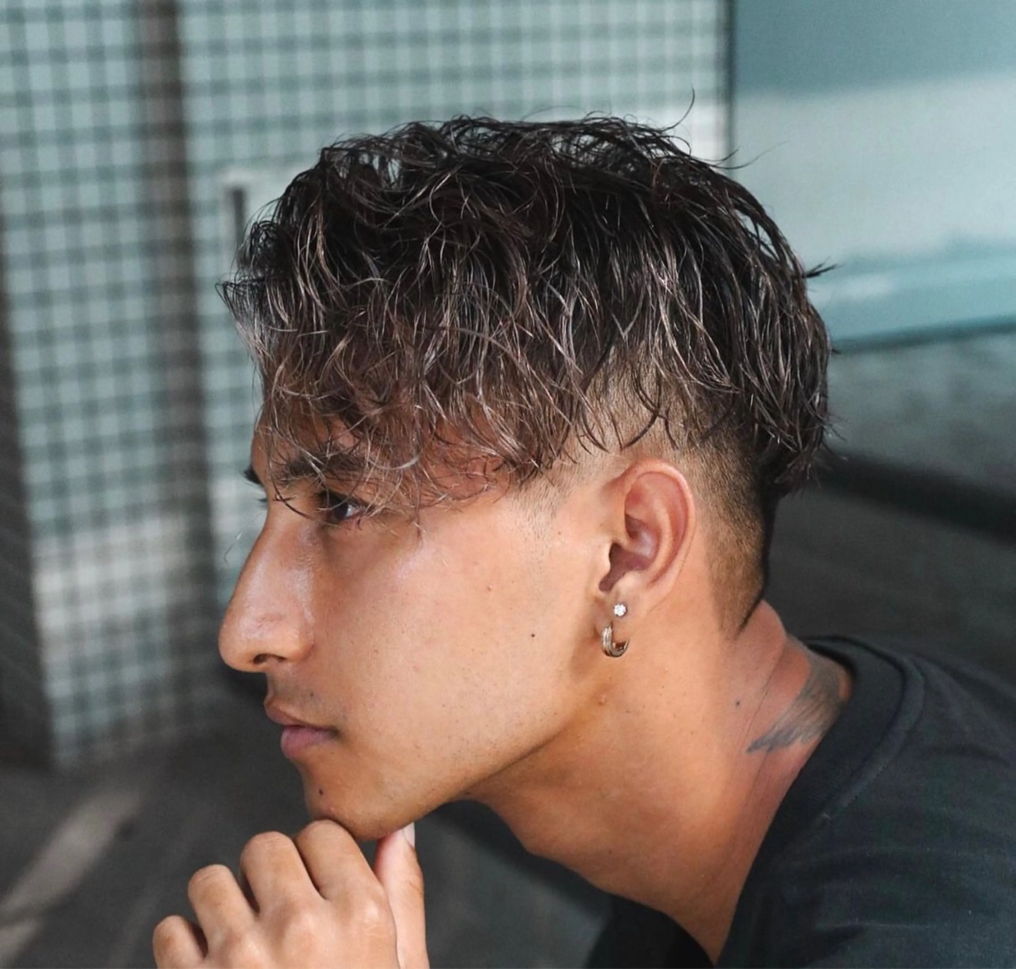 ショート カラー パーマ メンズ 💈men's💈 satoru中目黒のヘアスタイル
