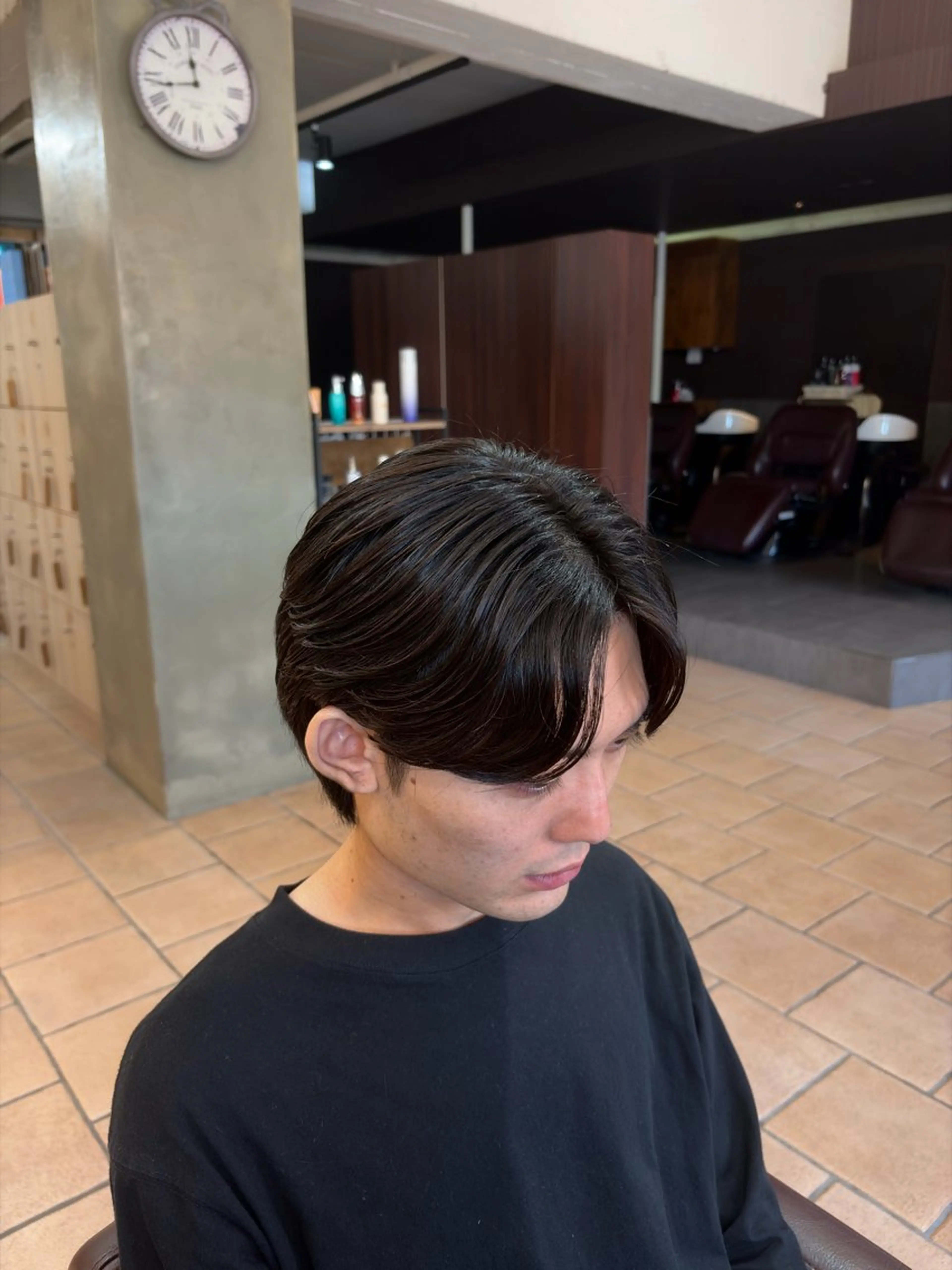 メンズ カット パーマ 杉田 虹夢のヘアスタイル