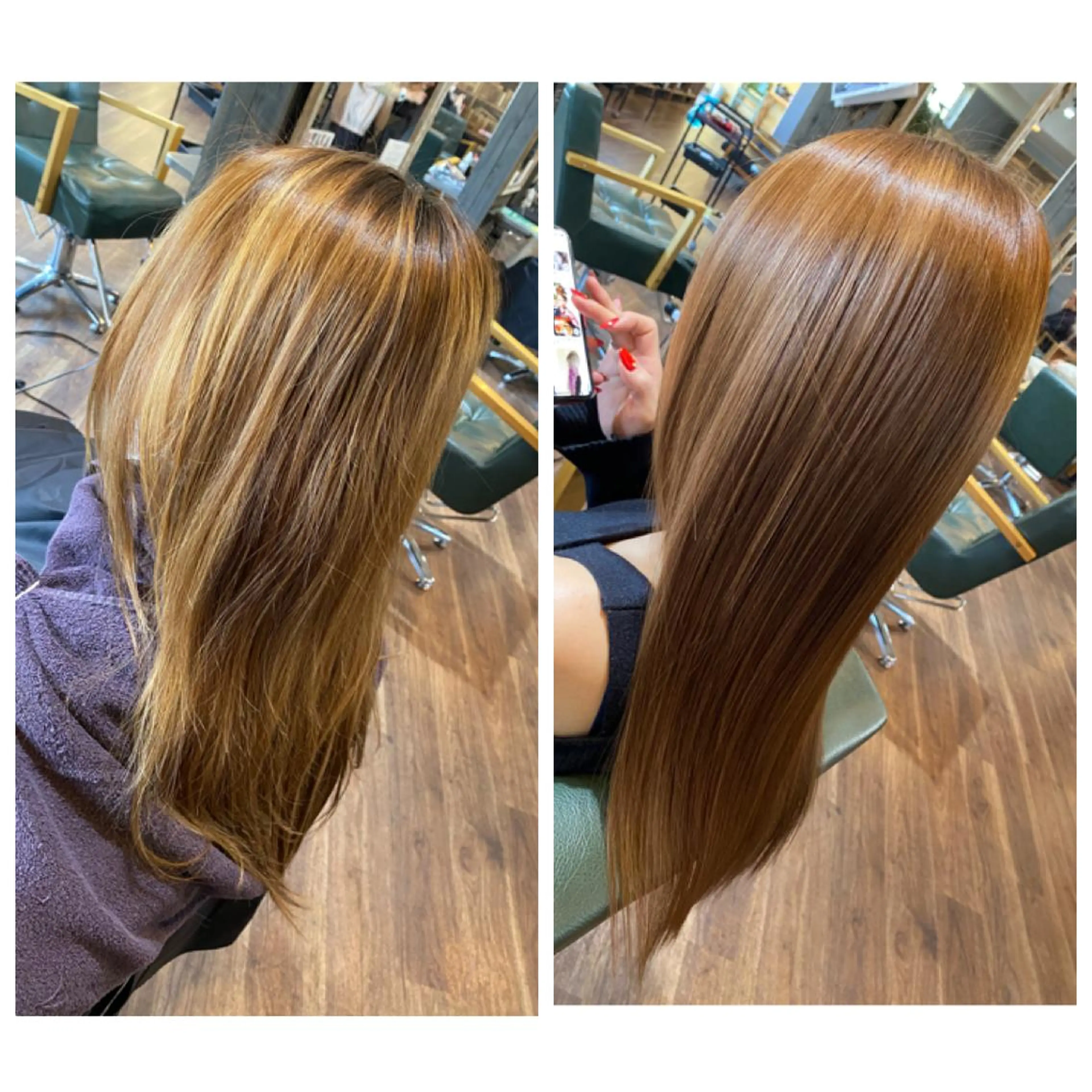 ロング カラー ベージュカラー トリートメント ハイライト/インナー /ブリーチ/レイヤーのヘアスタイル