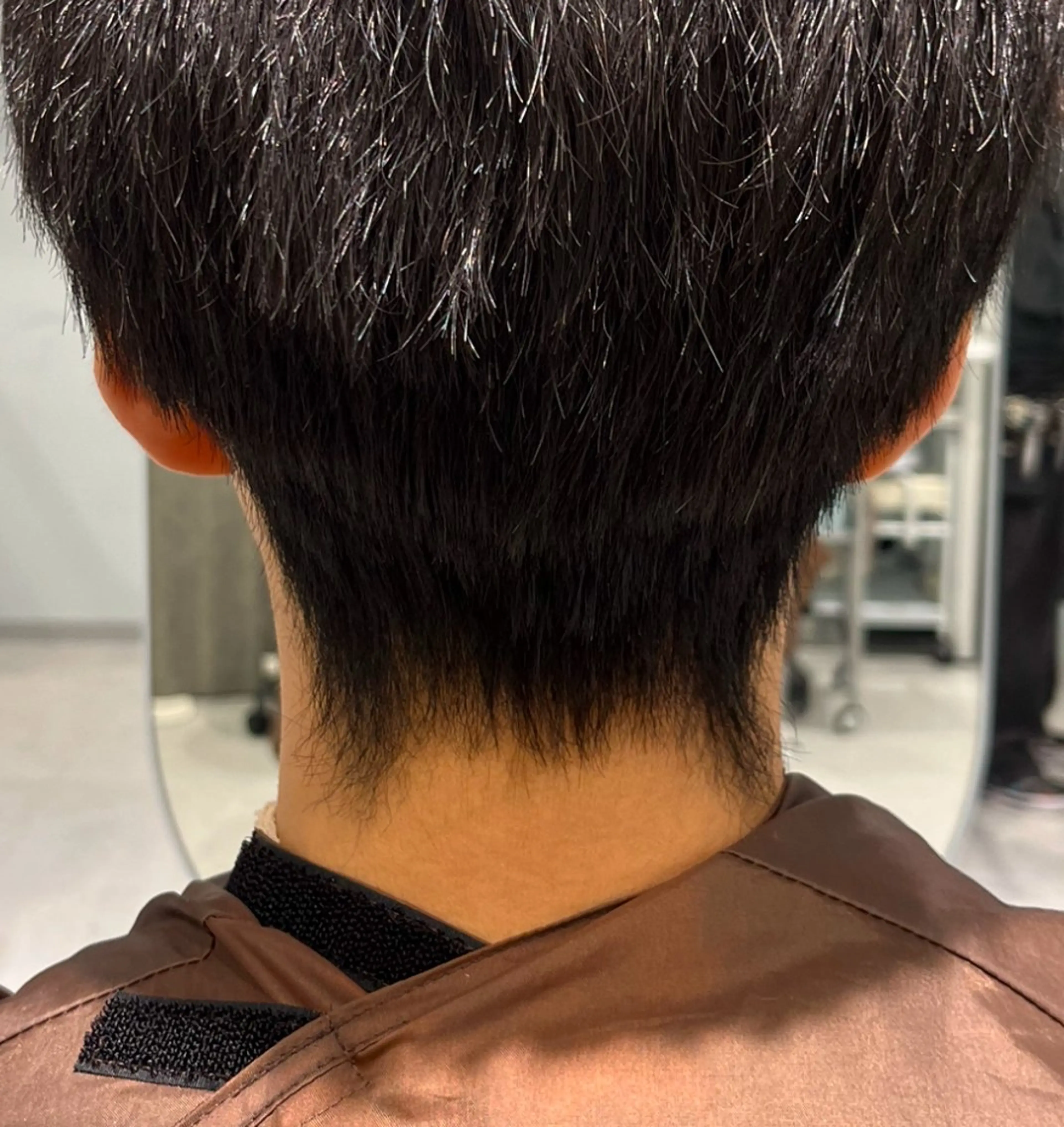 メンズ ダウンパーマ メンズ韓国風 メンズパーマ 顔周りカット／透明感 カラー／Kurumeのヘアスタイル