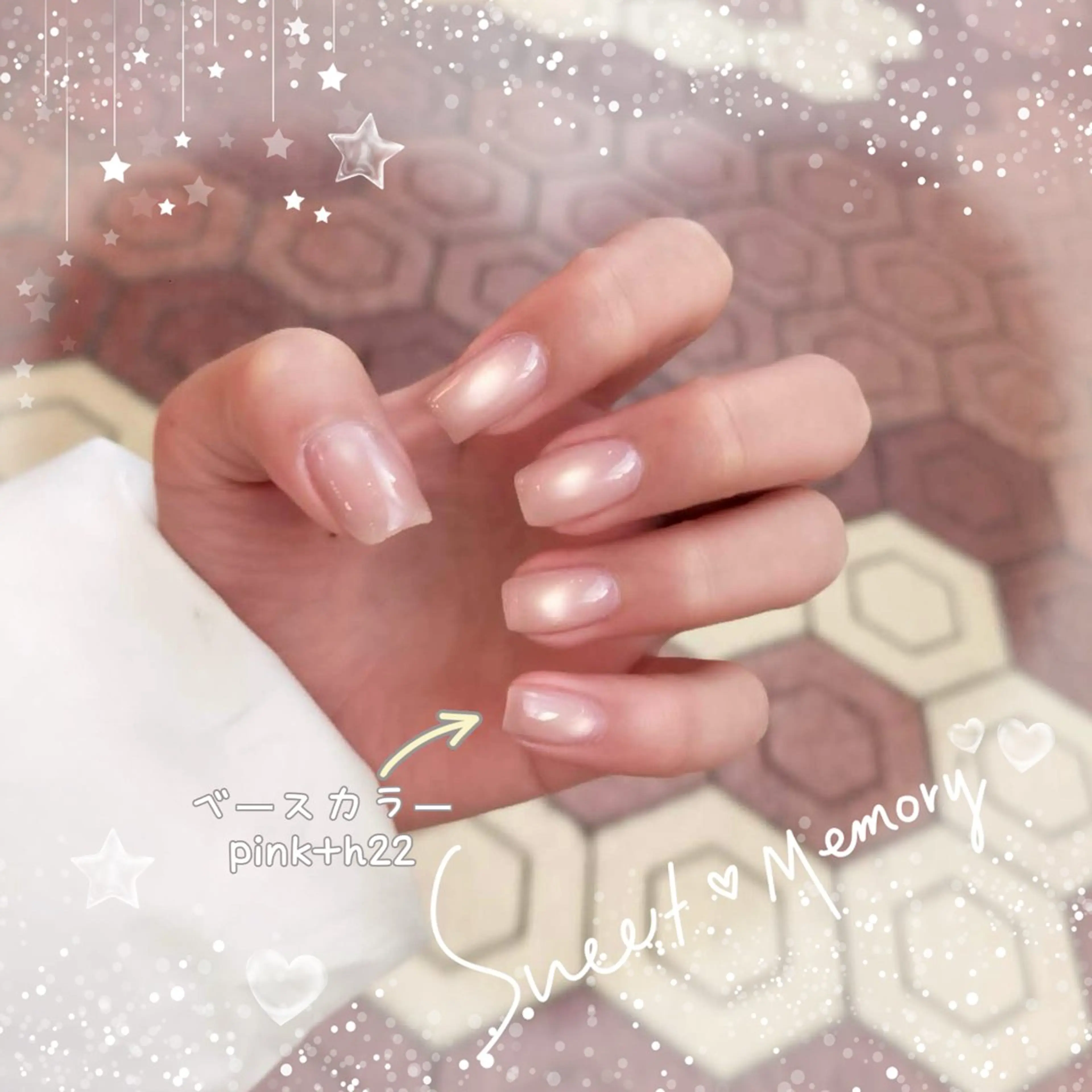 ネイル チークネイル フレンチネイル ガーリー ガラスフレンチ グラデーション ハンドネイル ハンドケア Chill Nailsalonのネイルデザイン