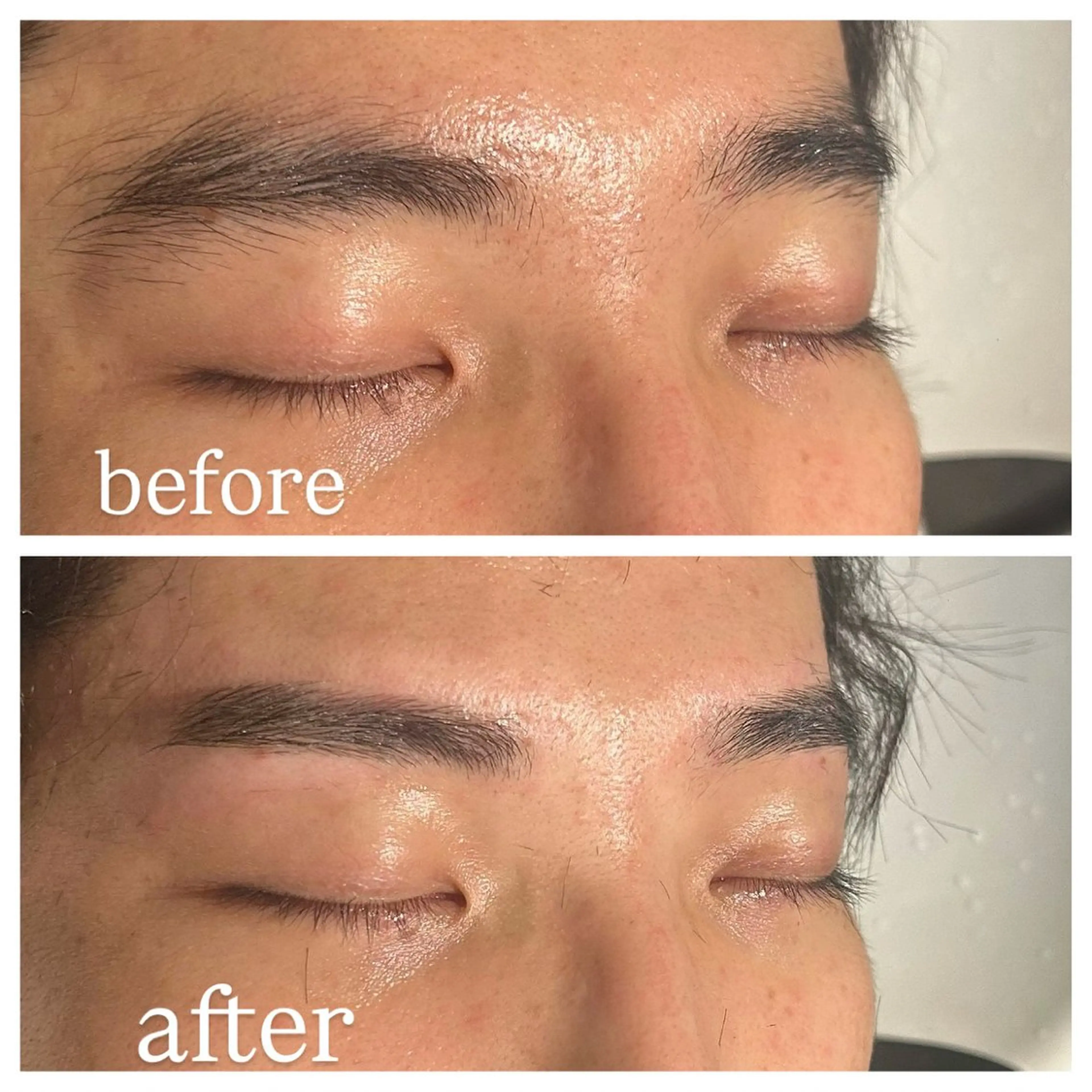 メンズ アイブロウ 眉毛ワックス脱毛 カット メンズ特化美容師👾 チカのヘアスタイル