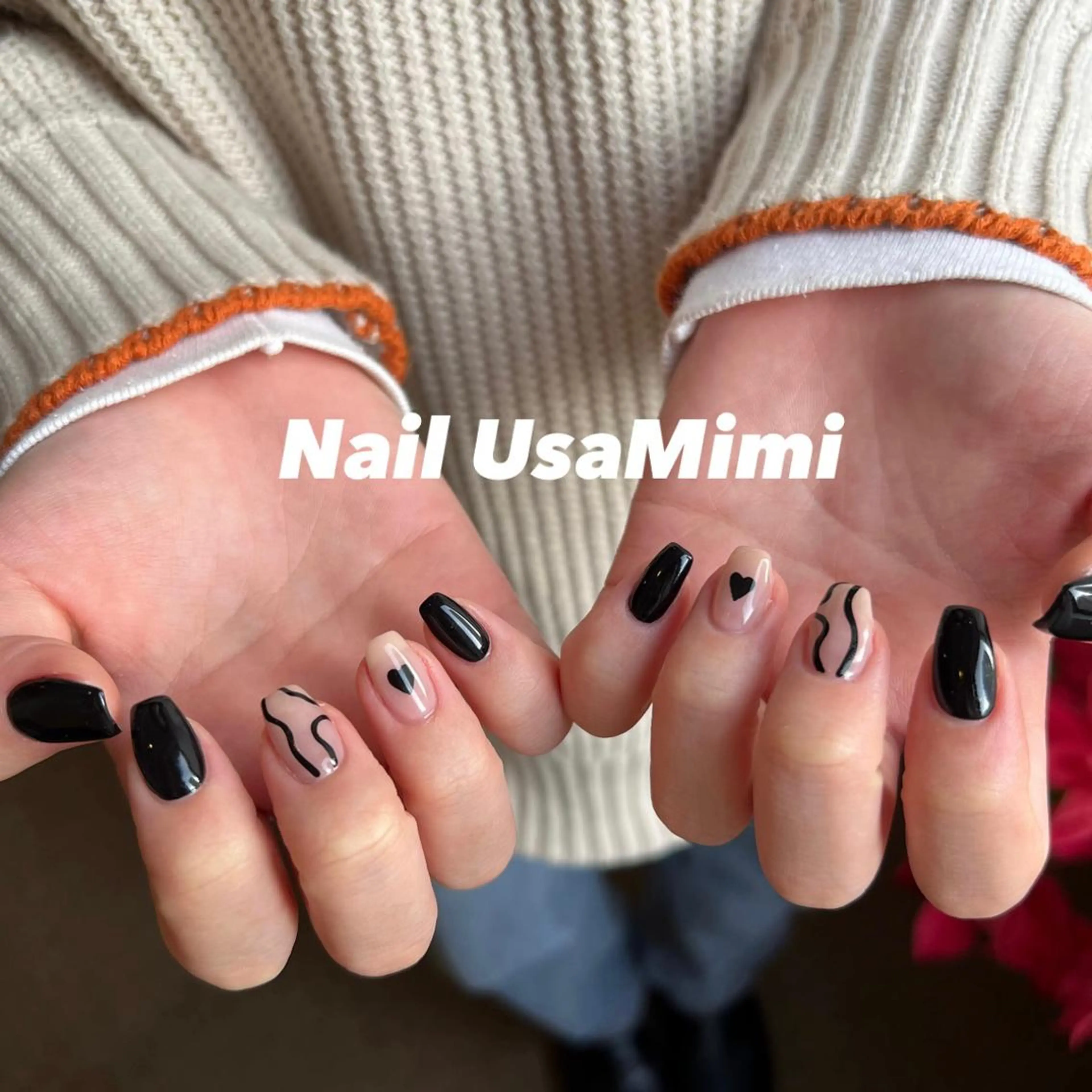 ネイル フットネイル ジェルネイル マグネットネイル 持ち込み ニュアンスネイル 本町ネイルNail UsaMimiのネイルデザイン