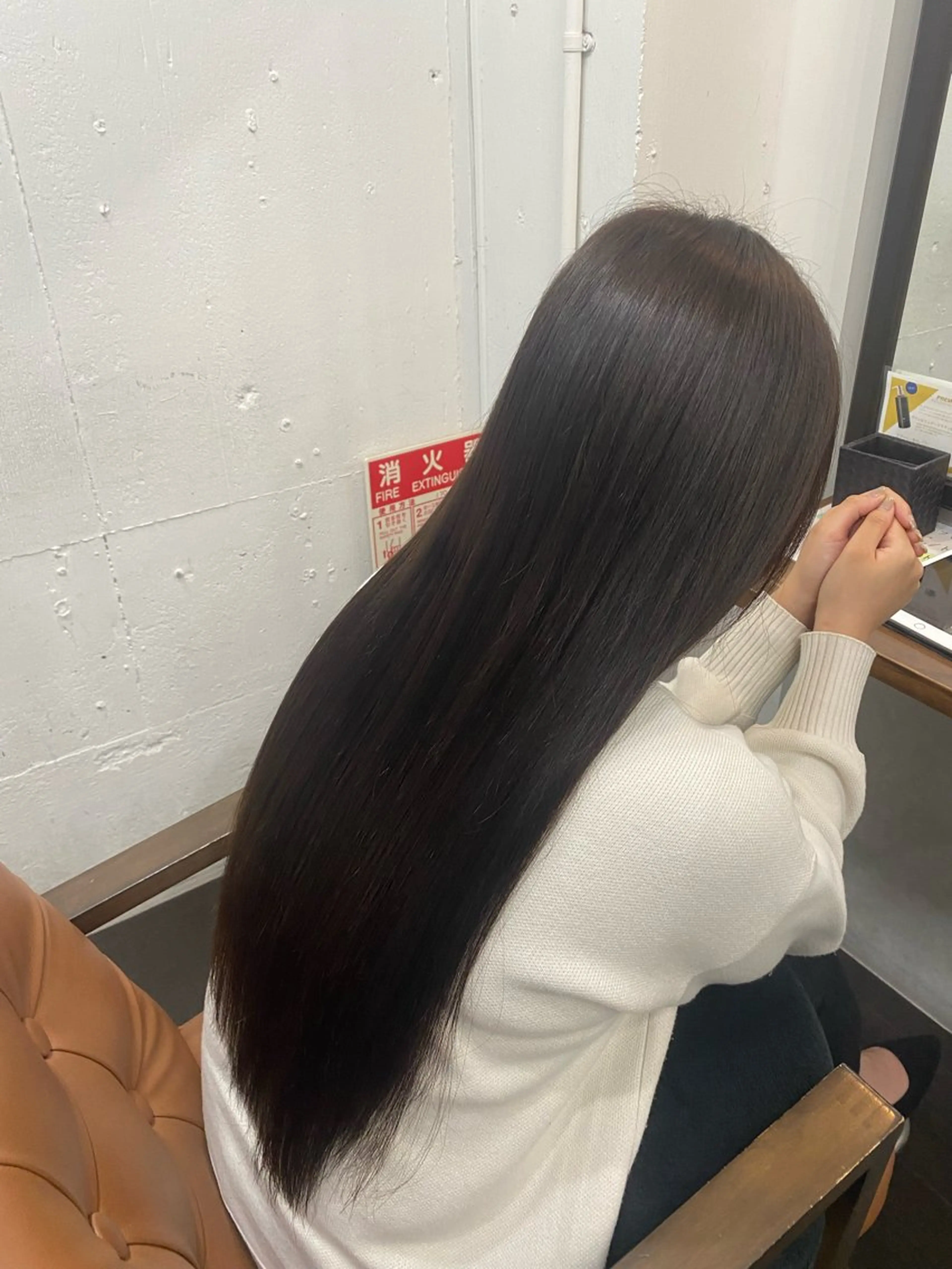 ロング カラー ヘアアレンジ 🍒ᩚ名駅/艶髪 縮毛矯正/あゆ🍒ᩚのヘアスタイル