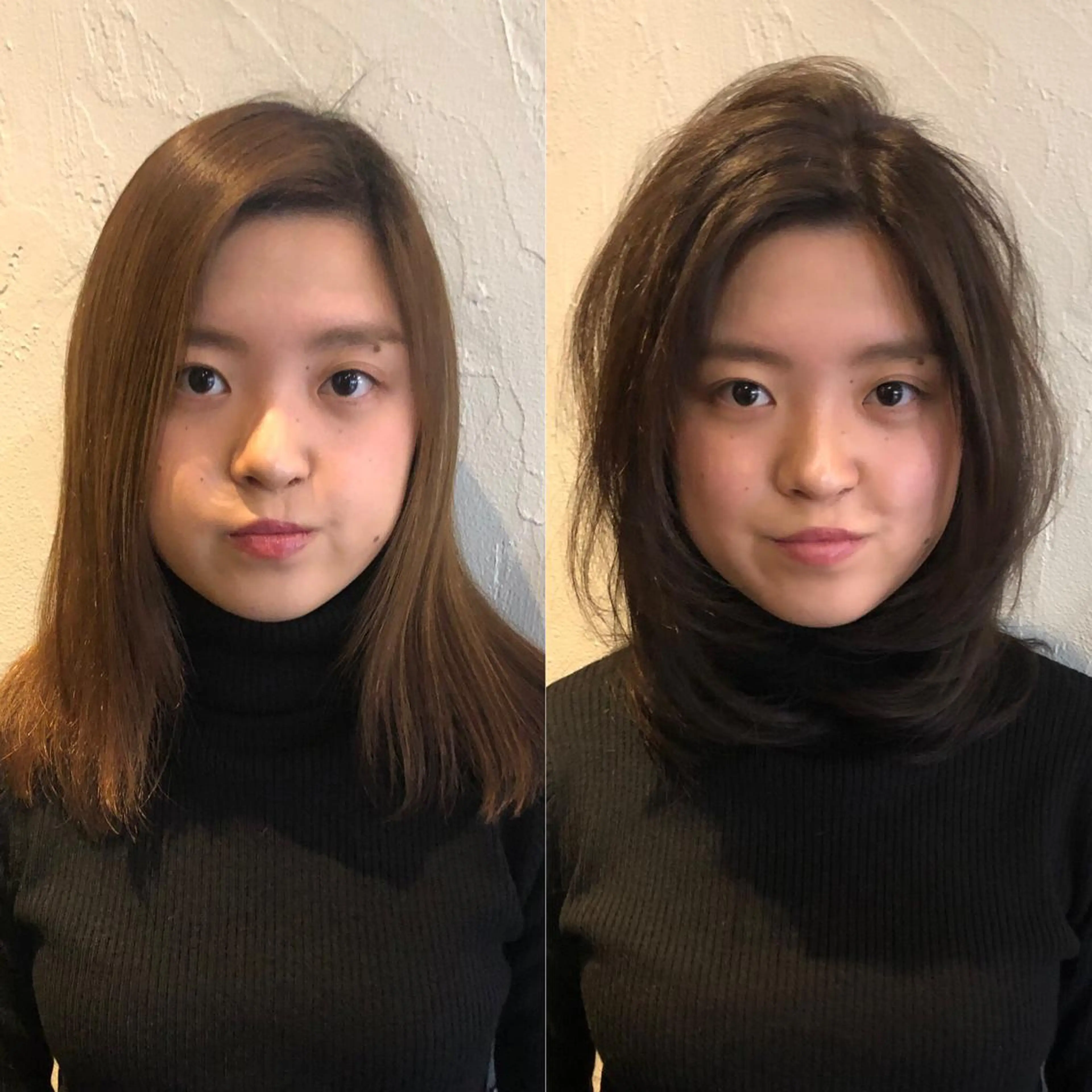 ミディアム 髪質改善縮毛矯正 専門店のヘアスタイル