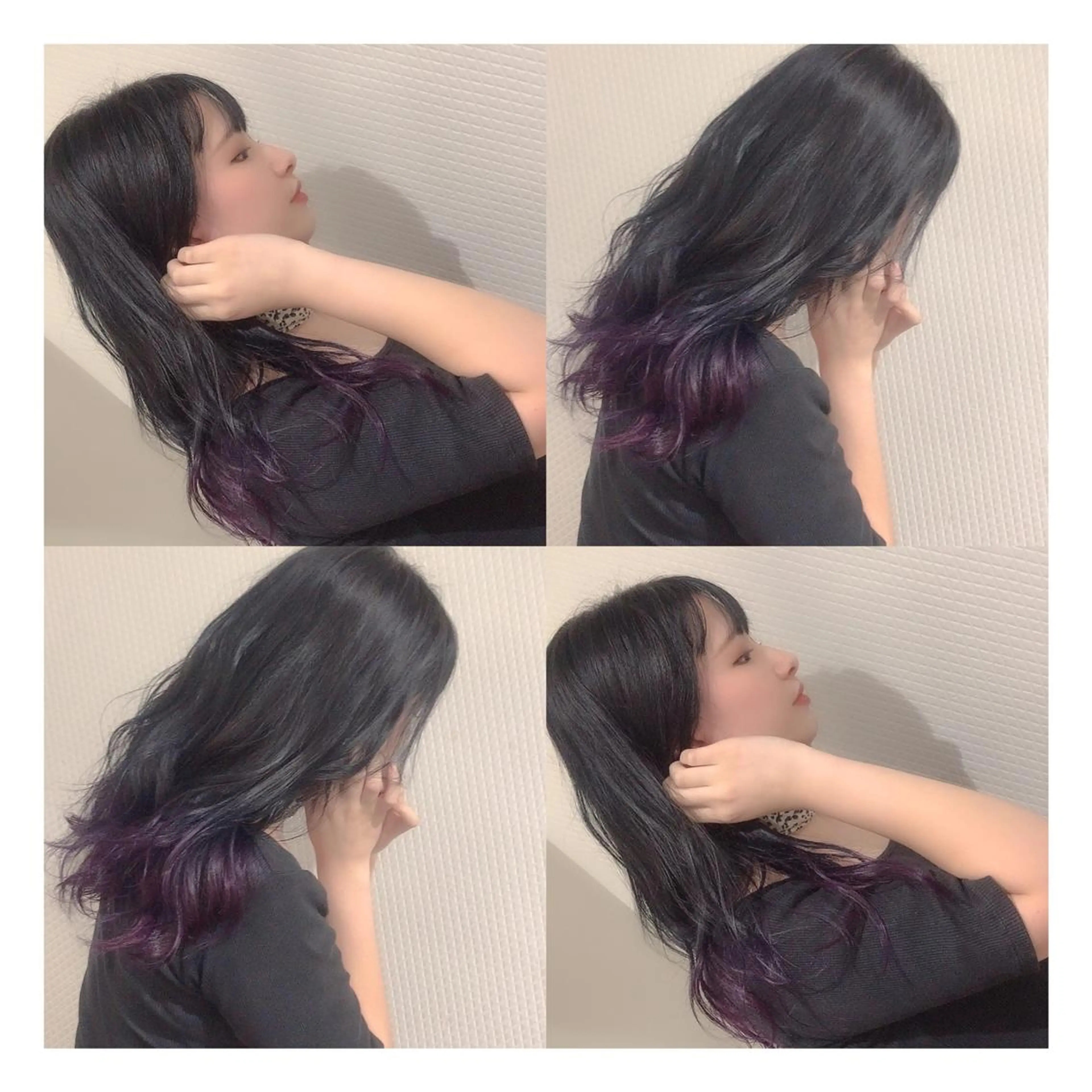 セミロング カラー ba-boo 広島のヘアスタイル