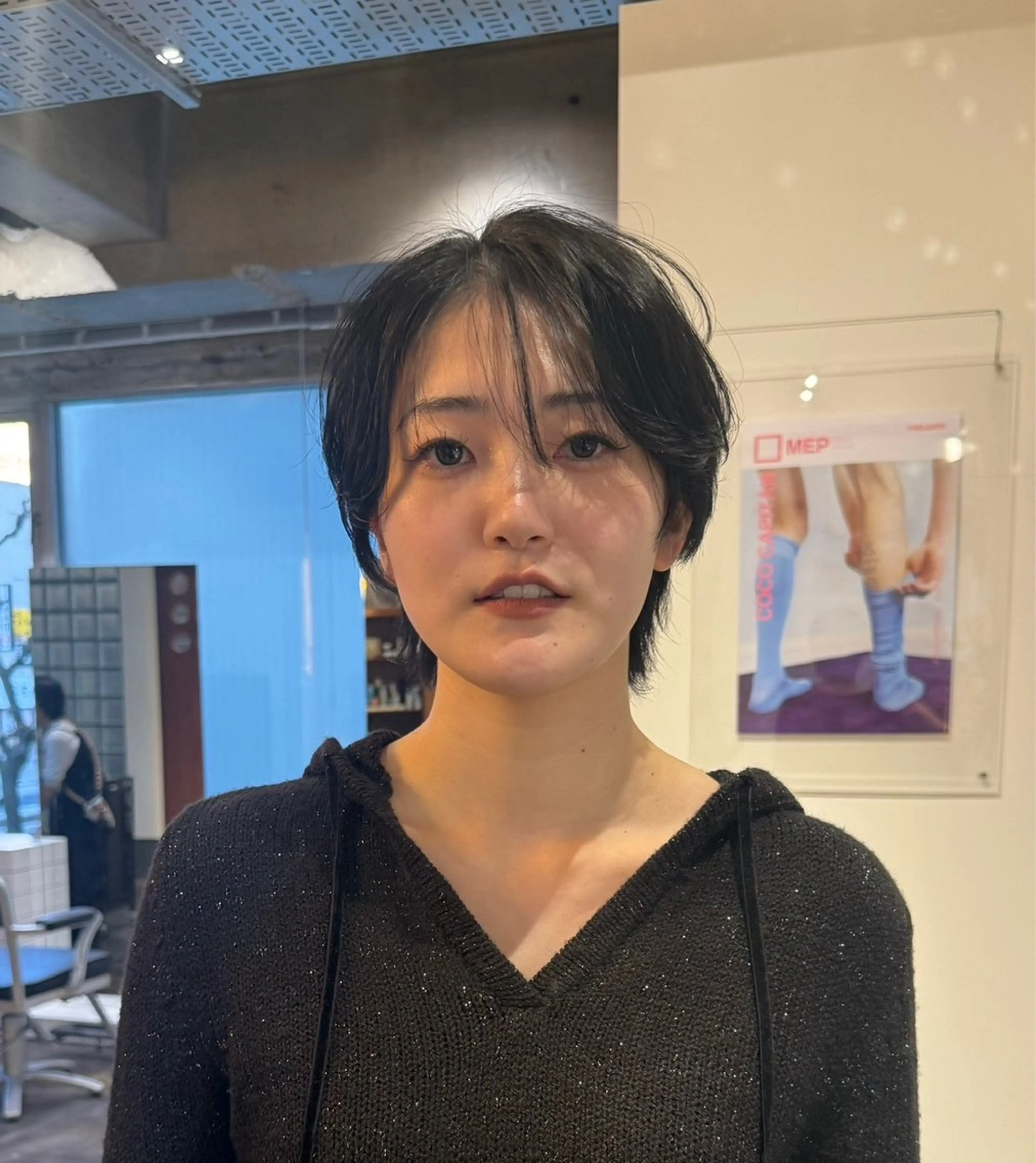 ショート カラー ヘアカラー トリートメント 池田 早希のヘアスタイル