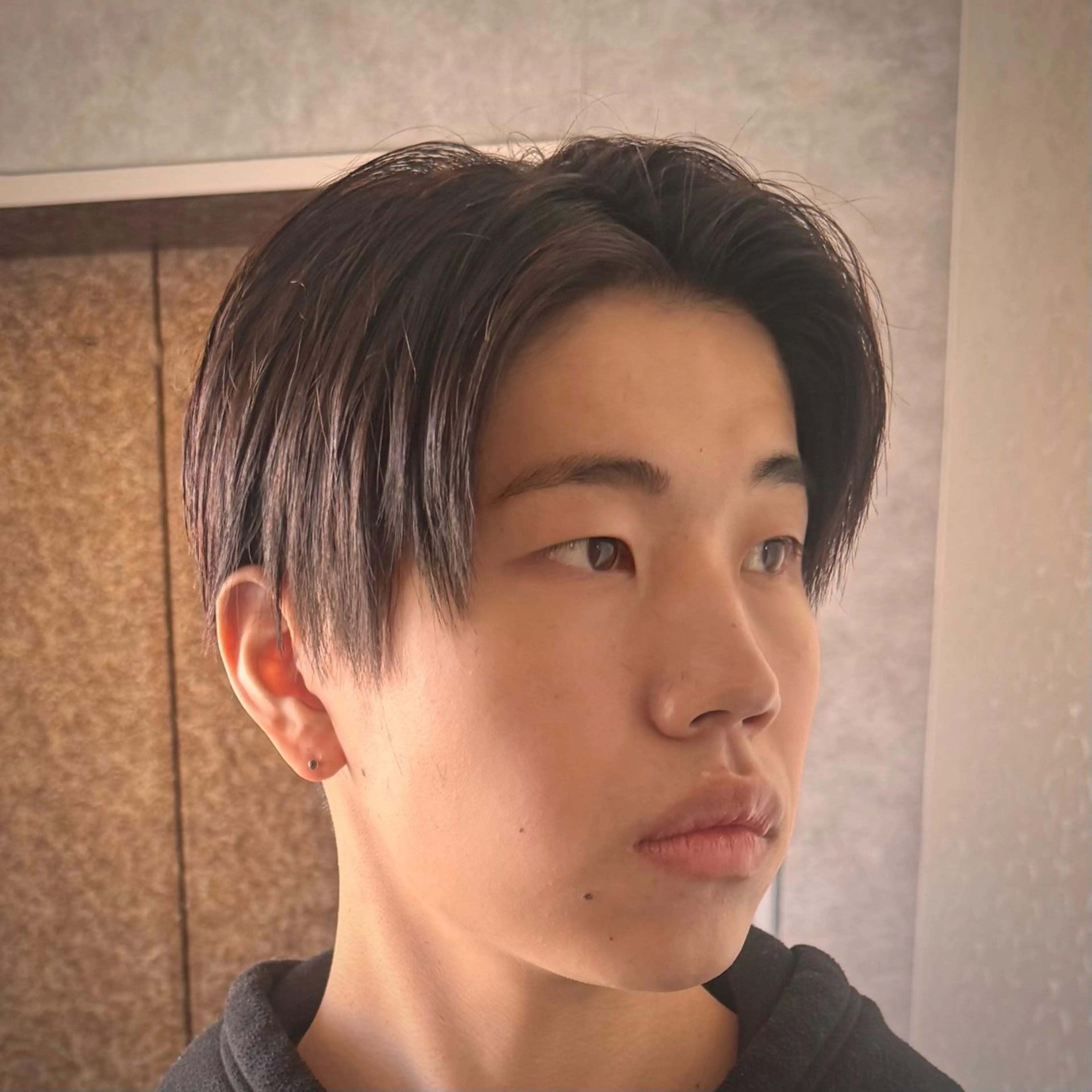 ショート カラー メンズ センターパート ショートヘア カット ヘアカラー 立川メンズカット/ メンズパーマ💈三上のヘアスタイル